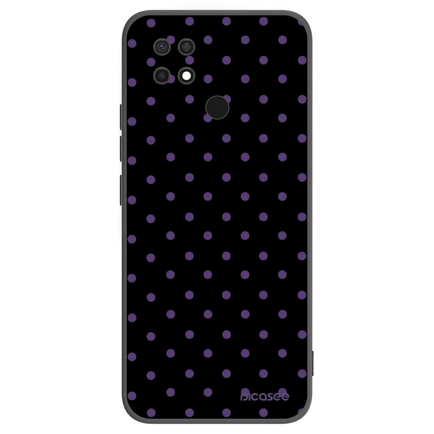 Picasee Μαύρη θήκη σιλικόνης για Xiaomi Redmi 10C - Flickers