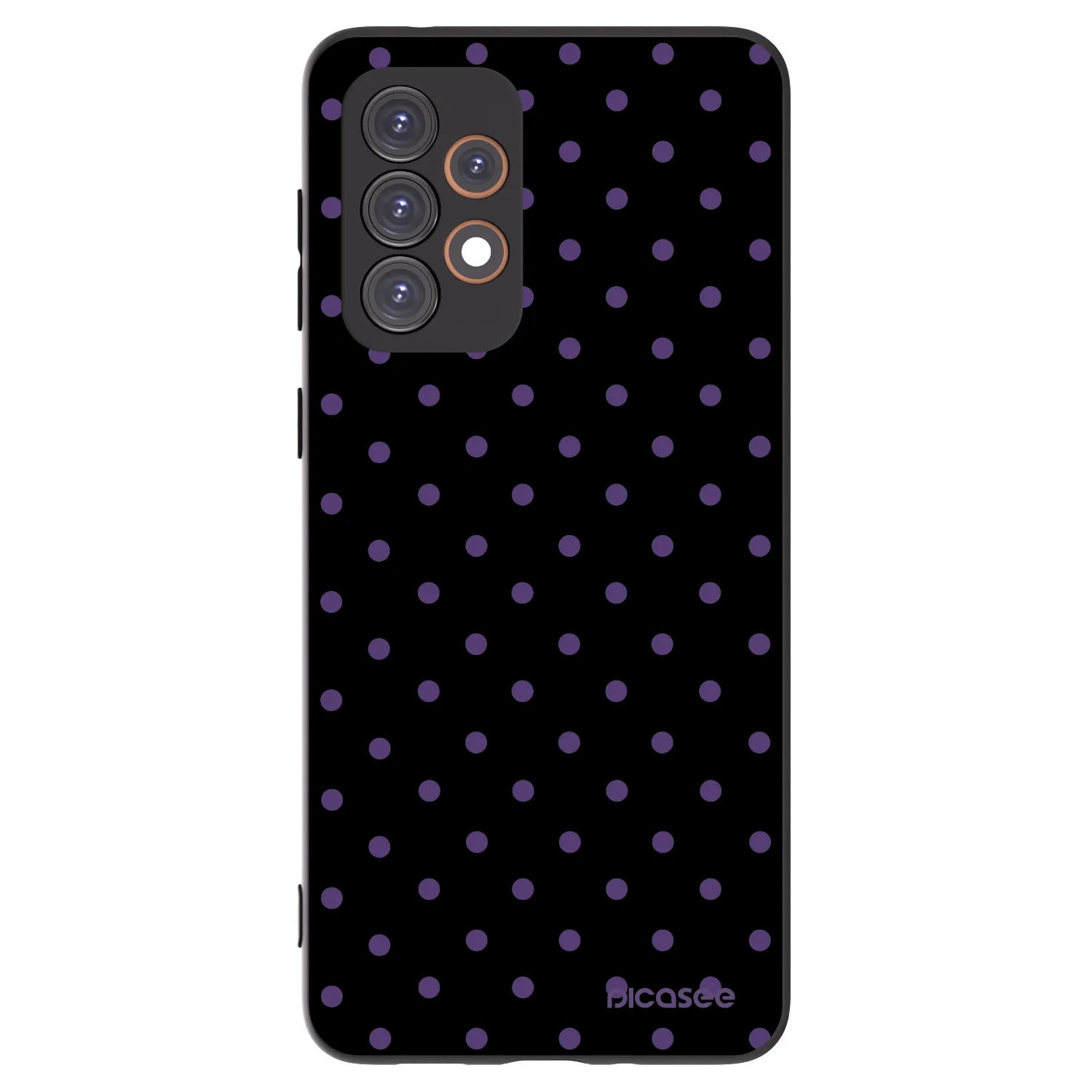 Picasee Μαύρη θήκη σιλικόνης για Samsung Galaxy A33 5G A336 - Flickers