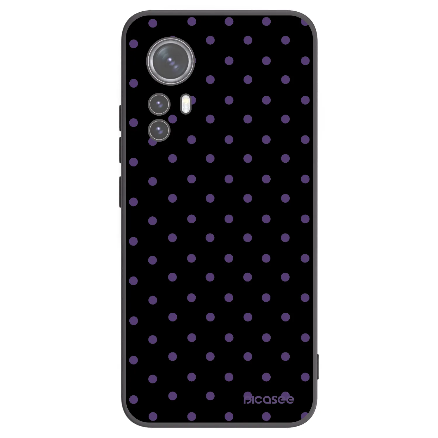 Picasee Μαύρη θήκη σιλικόνης για Xiaomi 12X - Flickers