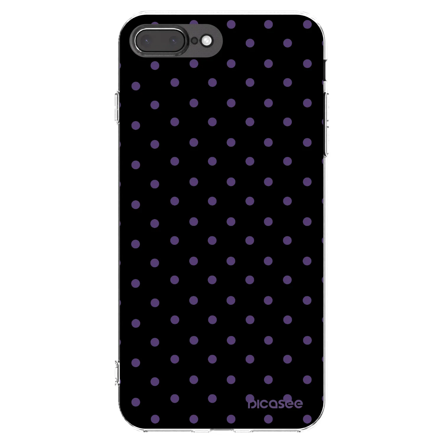 Picasee διαφανής θήκη σιλικόνης Apple iPhone 8 Plus - Flickers