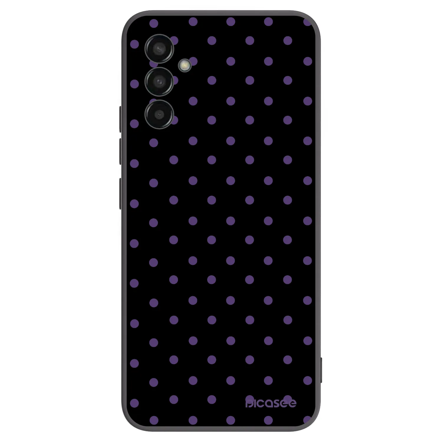 Picasee Μαύρη θήκη σιλικόνης για Samsung Galaxy M13 M135F - Flickers