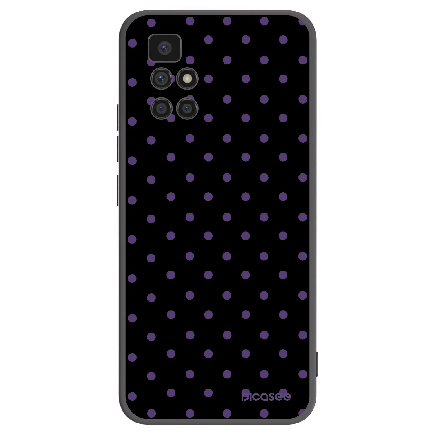 Picasee Μαύρη θήκη σιλικόνης για Xiaomi Redmi 10 (2022) - Flickers