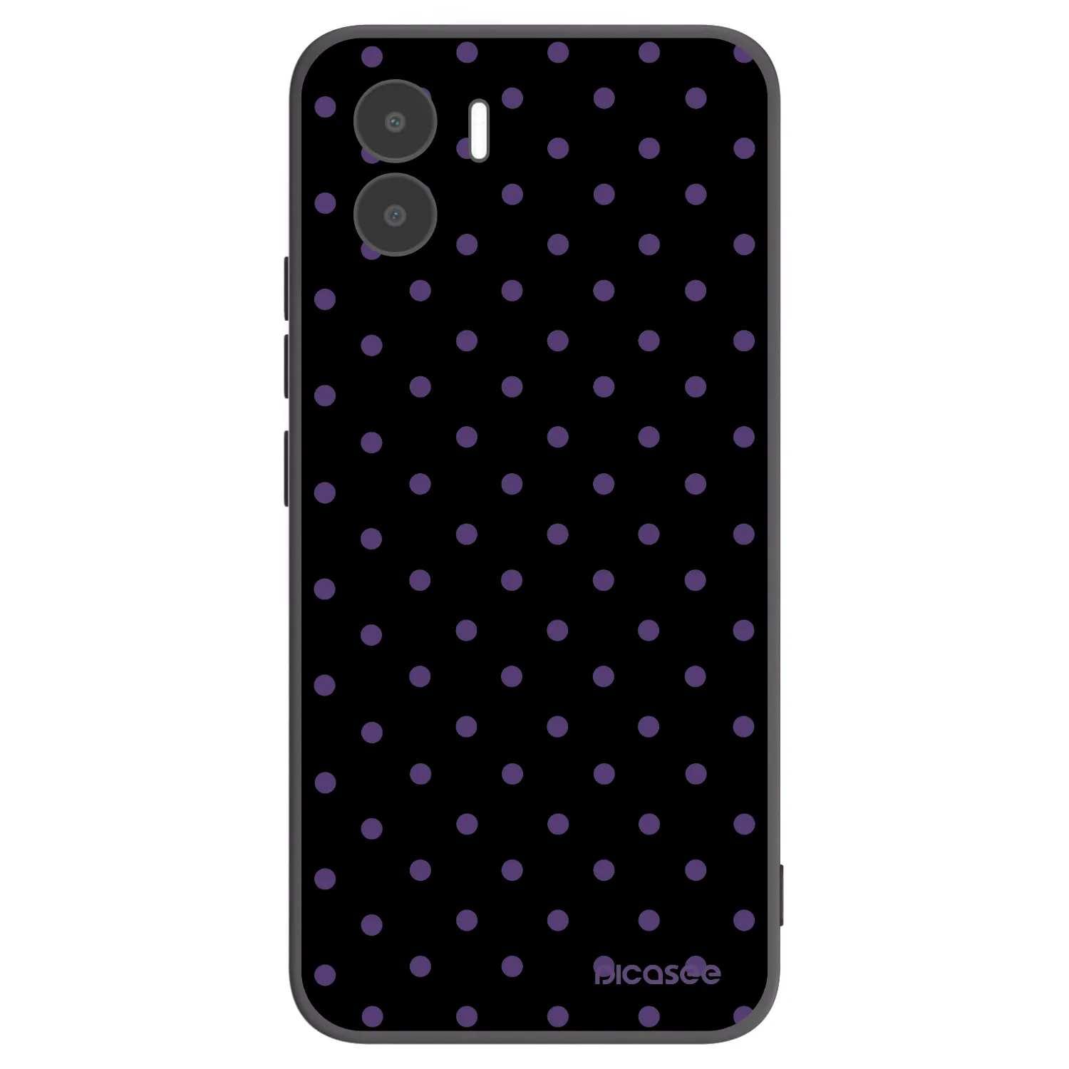 Picasee Μαύρη θήκη σιλικόνης για Xiaomi Redmi A1 - Flickers