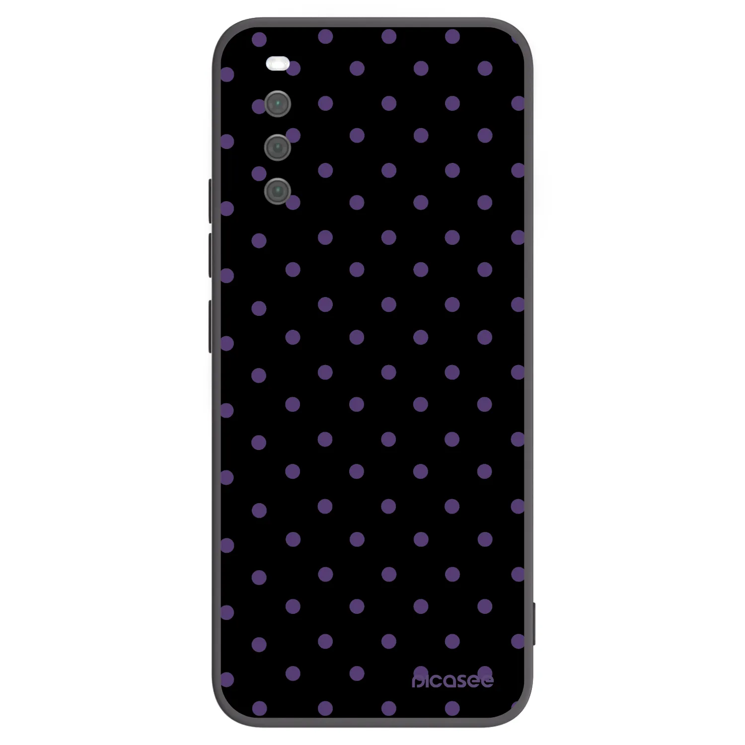 Picasee Μαύρη θήκη σιλικόνης για Sony Xperia 10 III - Flickers