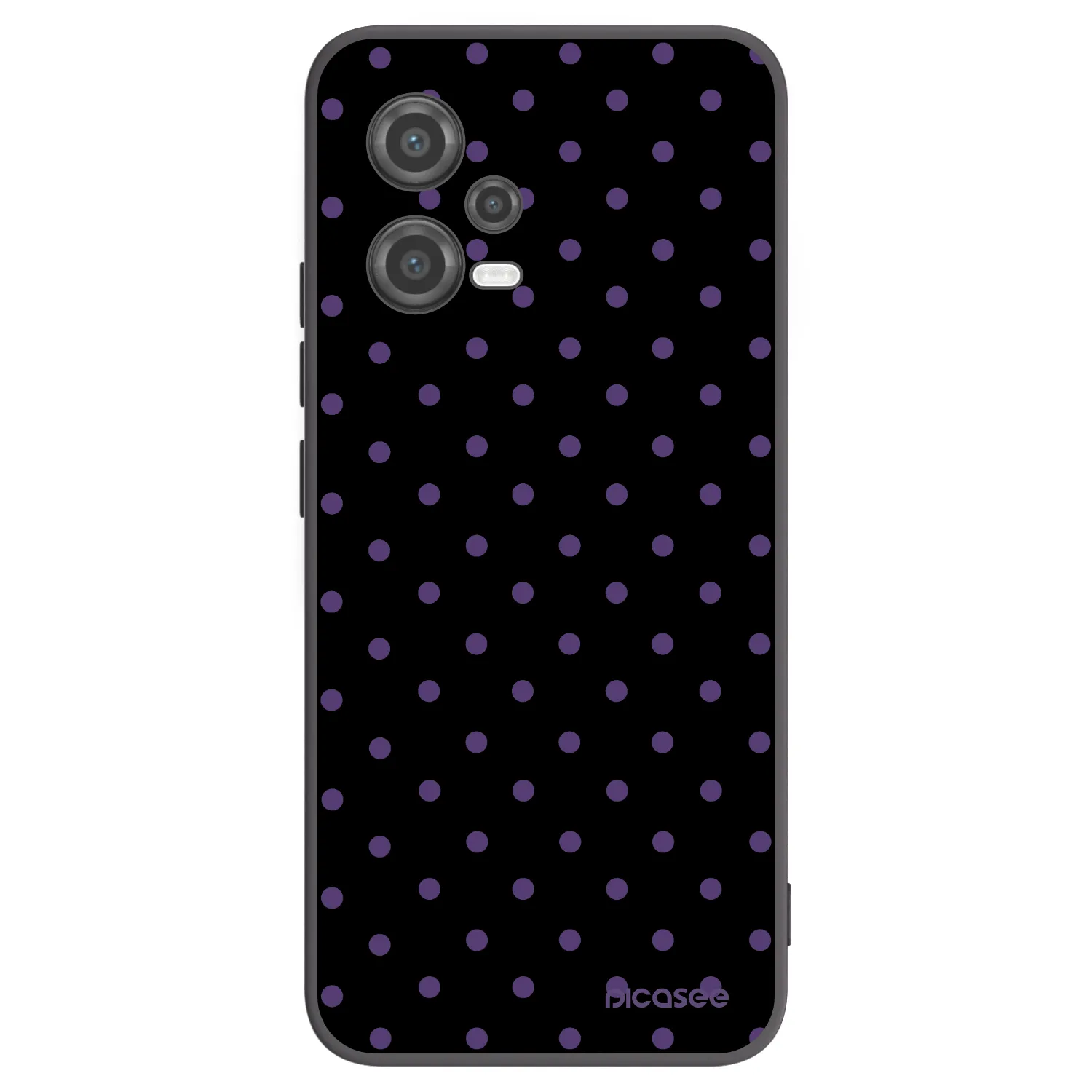 Picasee Μαύρη θήκη σιλικόνης για Xiaomi Poco X5 - Flickers