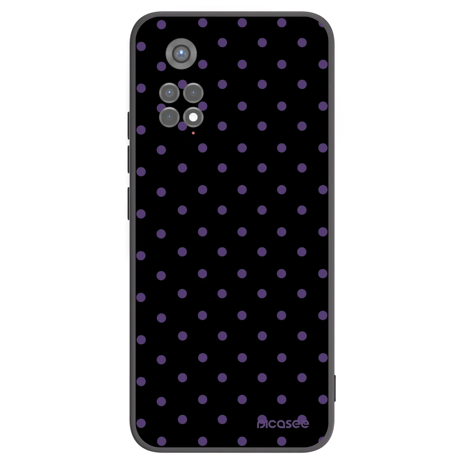 Picasee Μαύρη θήκη σιλικόνης για Xiaomi Redmi Note 11S 5G - Flickers