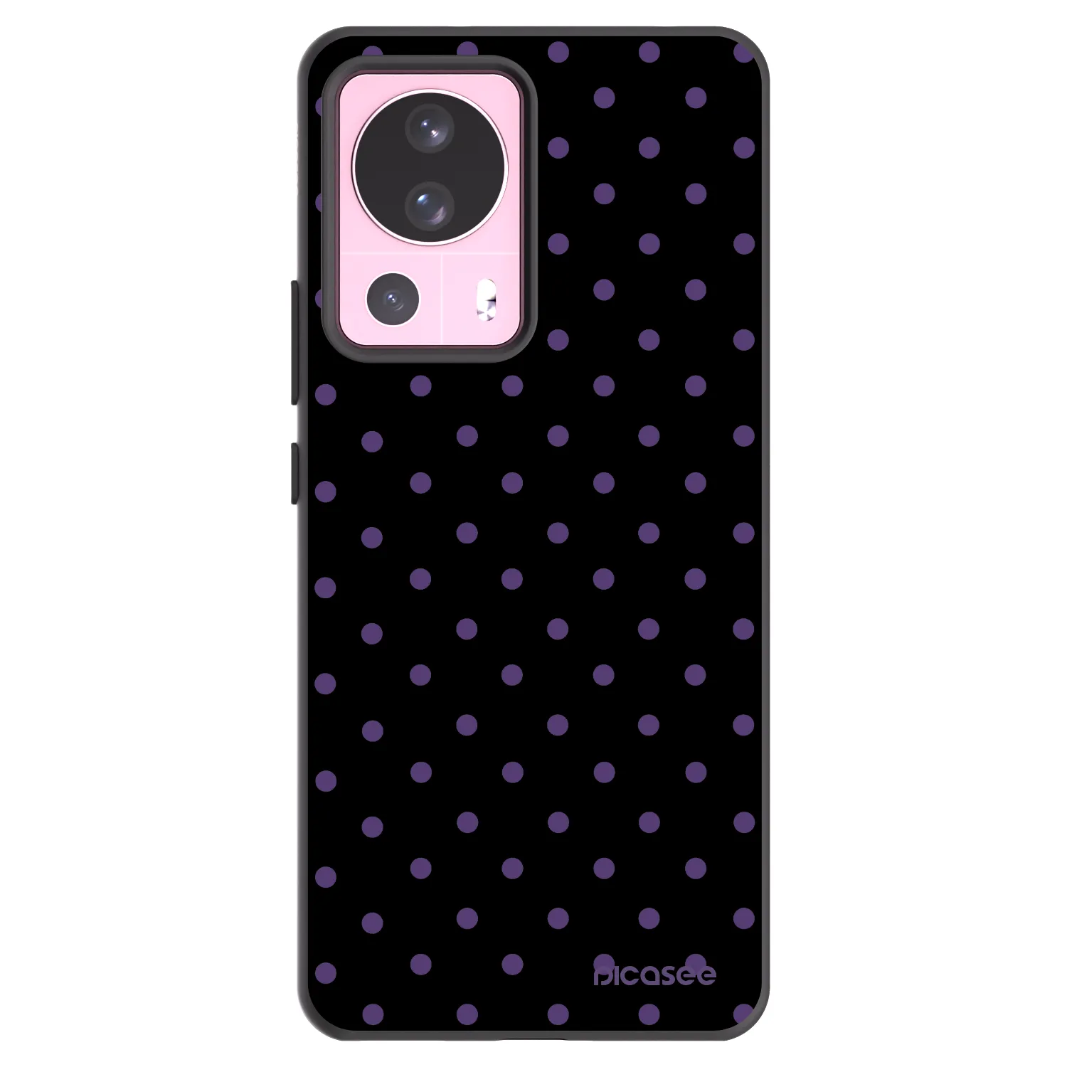 Picasee Μαύρη θήκη σιλικόνης για Xiaomi 13 Lite - Flickers