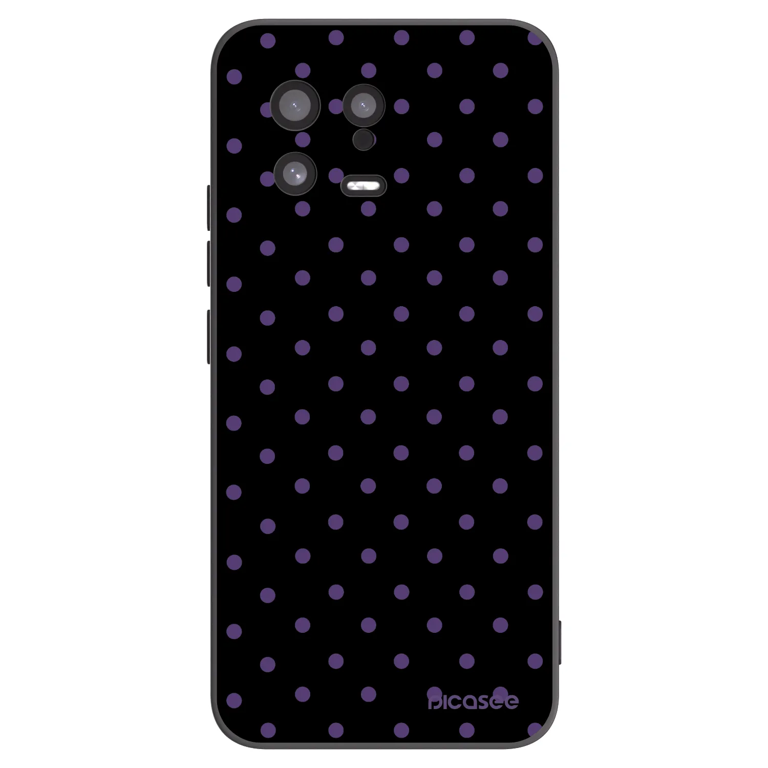 Picasee Μαύρη θήκη σιλικόνης για Xiaomi 13 - Flickers