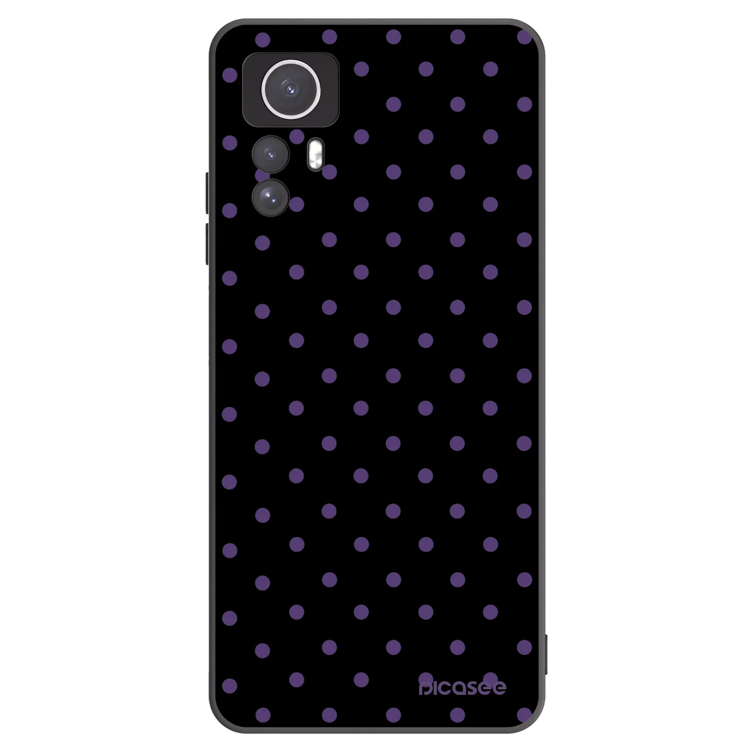Picasee Μαύρη θήκη σιλικόνης για Xiaomi Redmi Note 12S - Flickers