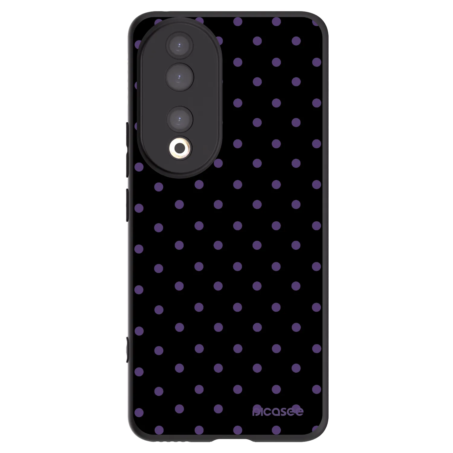 Picasee Μαύρη θήκη σιλικόνης για Honor 90 5G - Flickers