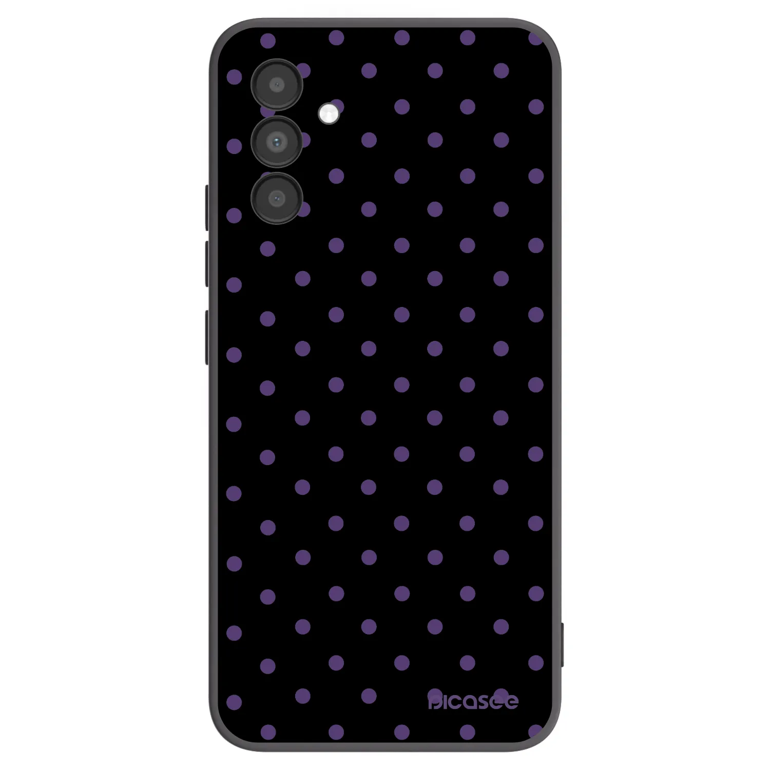 Picasee Μαύρη θήκη σιλικόνης για Samsung Galaxy A04s A047F - Flickers