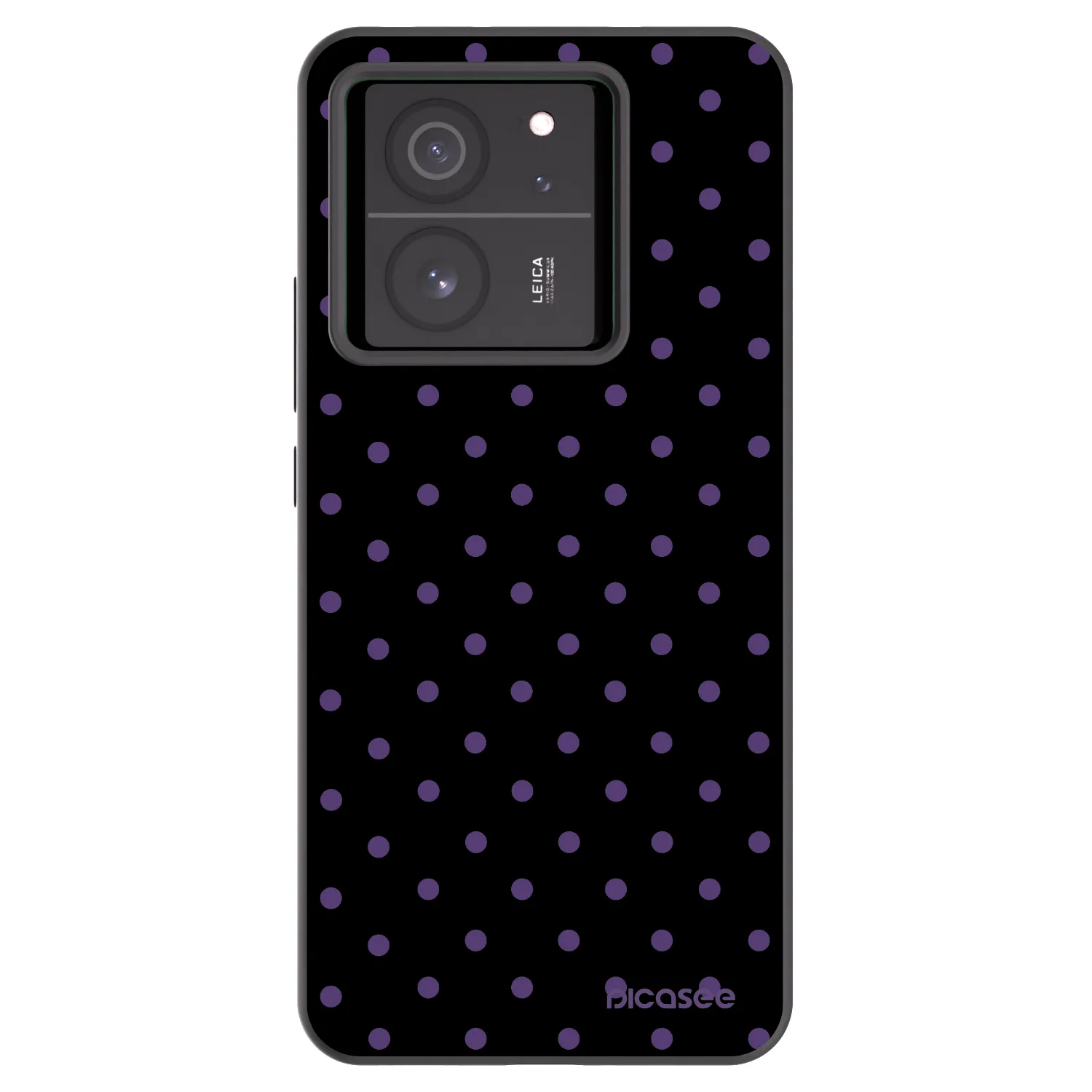 Picasee Μαύρη θήκη σιλικόνης για Xiaomi 13T Pro - Flickers