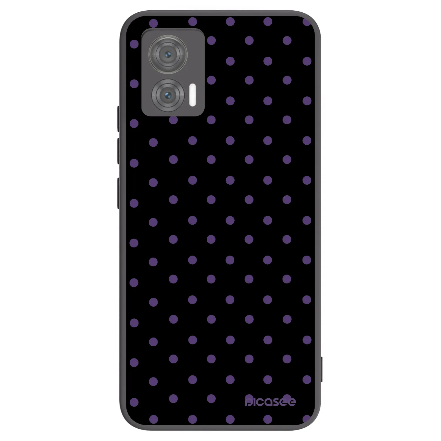 Picasee Μαύρη θήκη σιλικόνης για Motorola Edge 30 Neo - Flickers