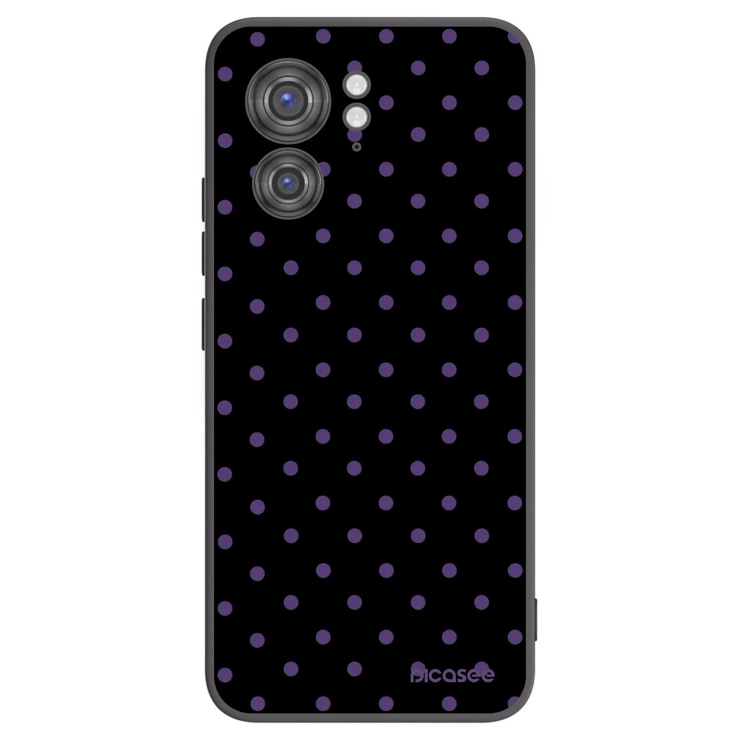 Picasee Μαύρη θήκη σιλικόνης για Motorola Edge 40 - Flickers