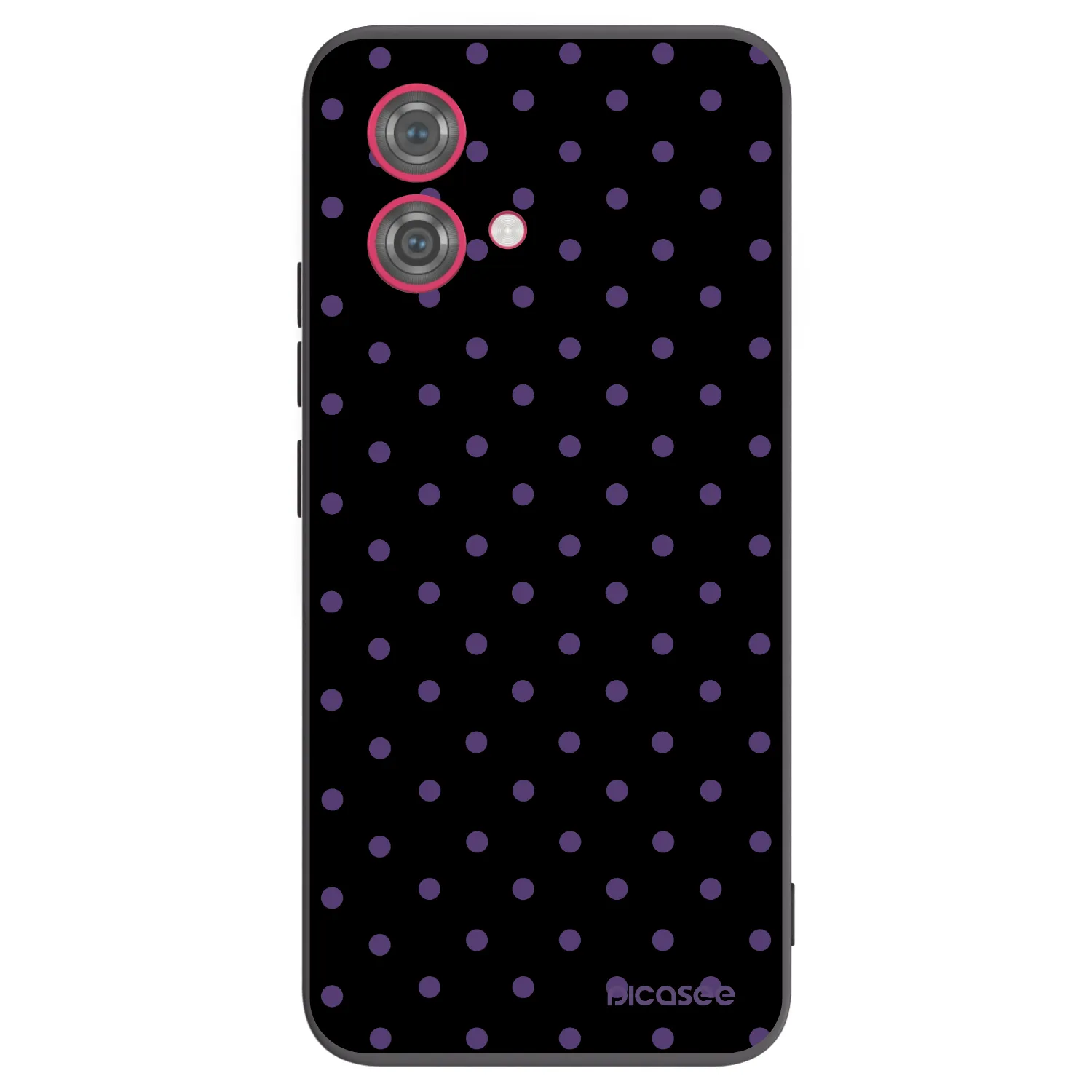 Picasee Μαύρη θήκη σιλικόνης για Motorola Moto G84 5G - Flickers