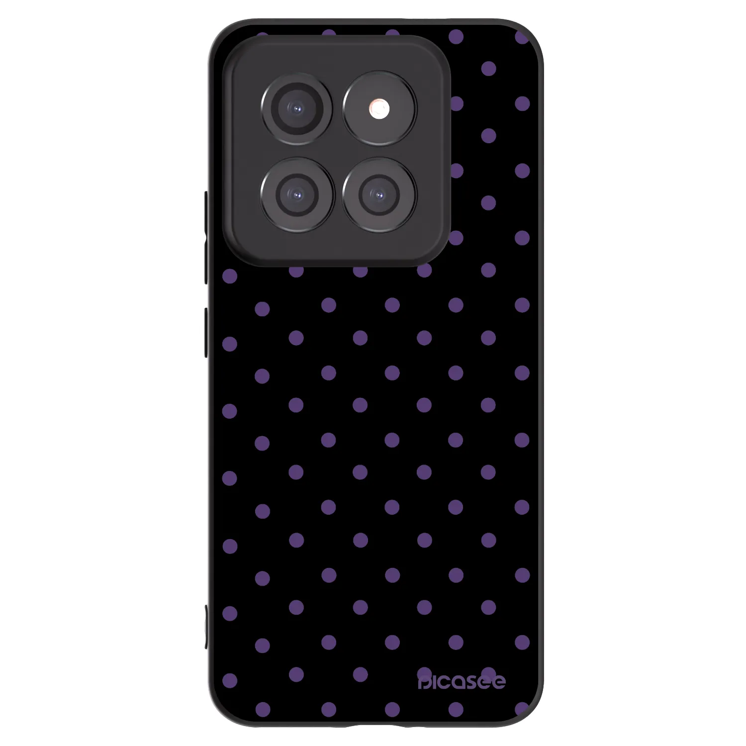 Picasee Μαύρη θήκη σιλικόνης για Xiaomi 14 Pro - Flickers