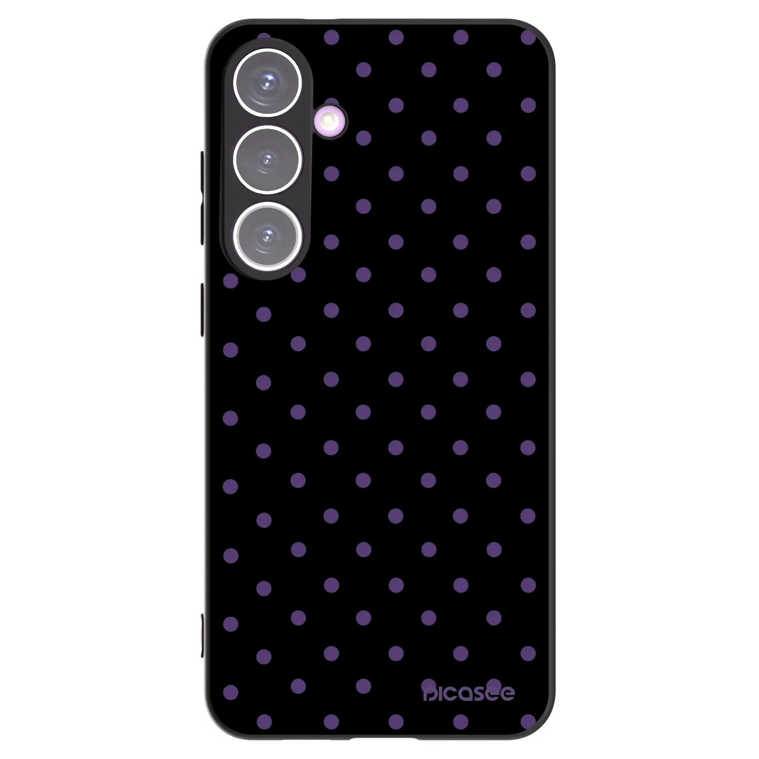 Picasee Μαύρη θήκη σιλικόνης για Samsung Galaxy S24+ S926B 5G - Flickers