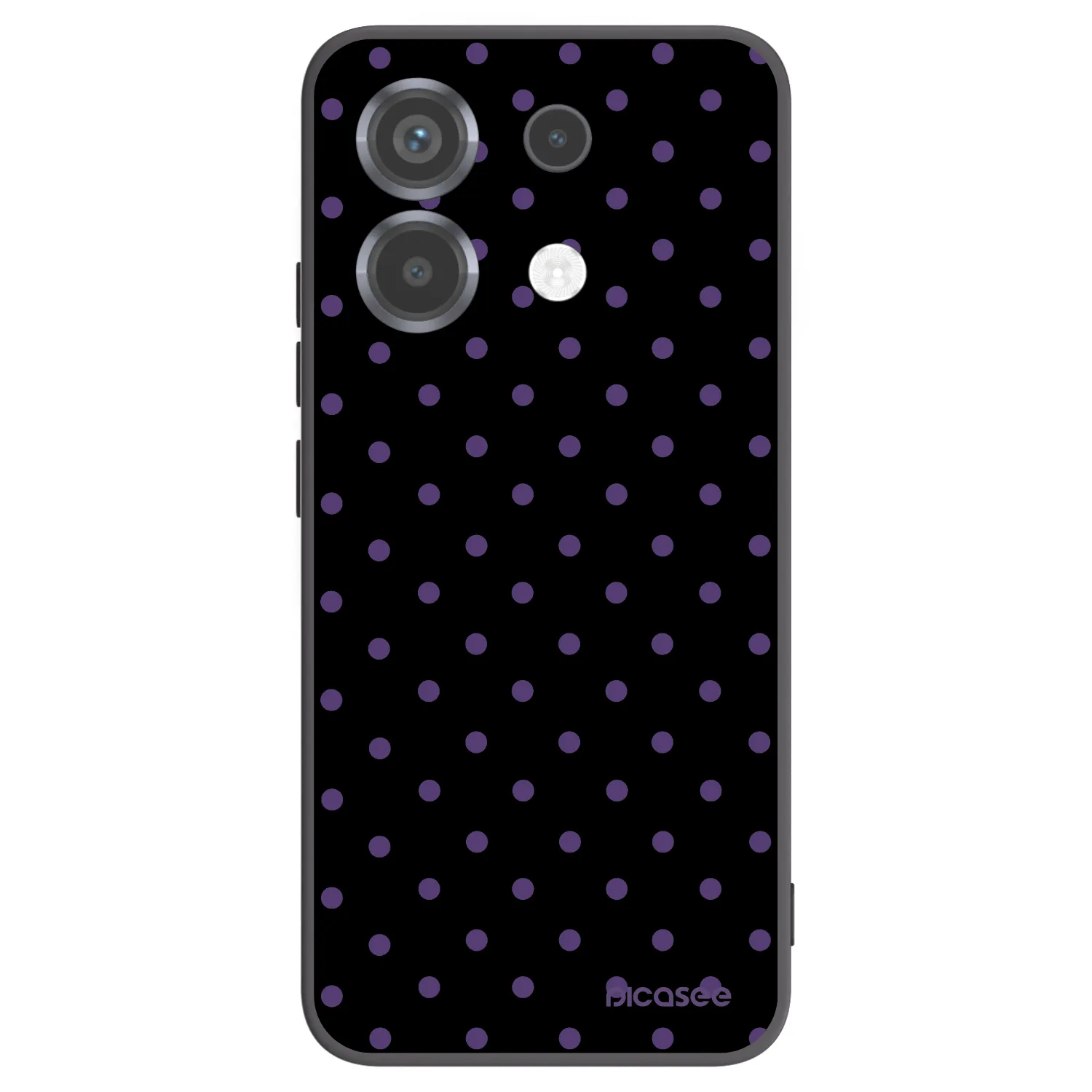 Picasee Μαύρη θήκη σιλικόνης για Xiaomi Poco X6 - Flickers