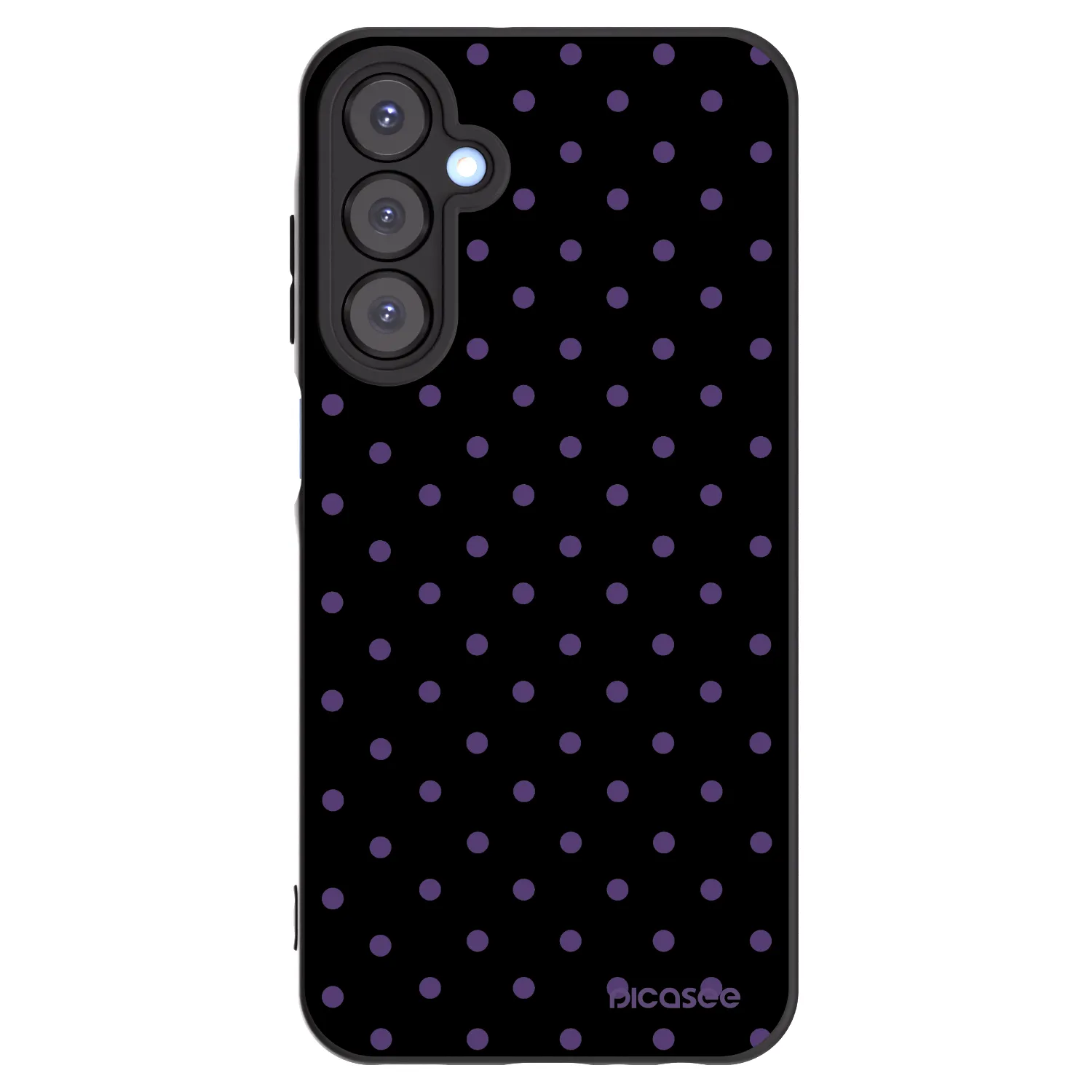 Picasee Μαύρη θήκη σιλικόνης για Samsung Galaxy A25 A256B 5G - Flickers