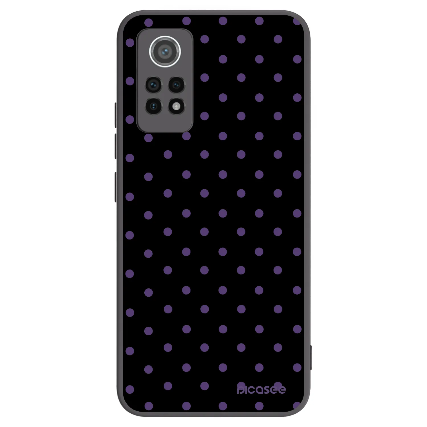 Picasee Μαύρη θήκη σιλικόνης για Xiaomi Redmi Note 12 Pro 4G - Flickers