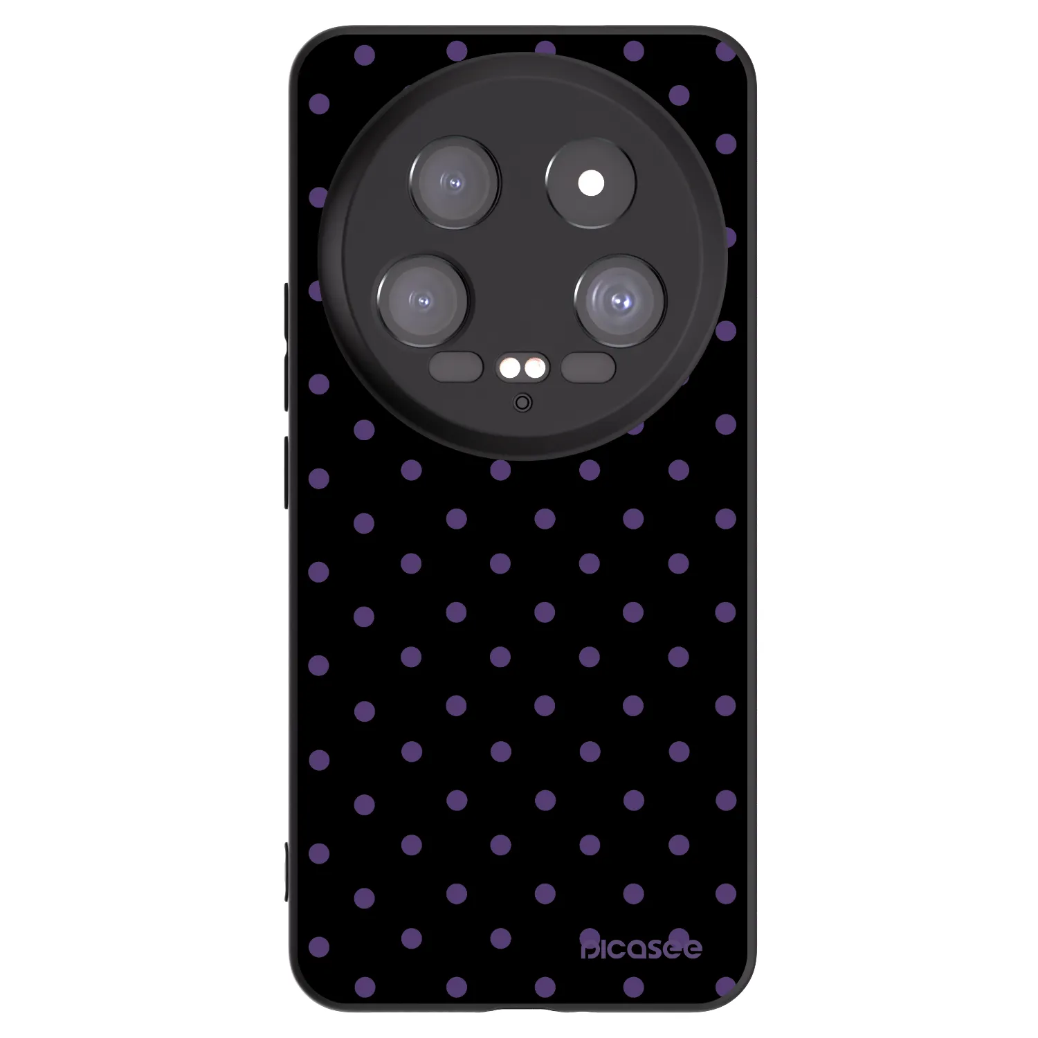 Picasee Μαύρη θήκη σιλικόνης για Xiaomi 14 Ultra - Flickers