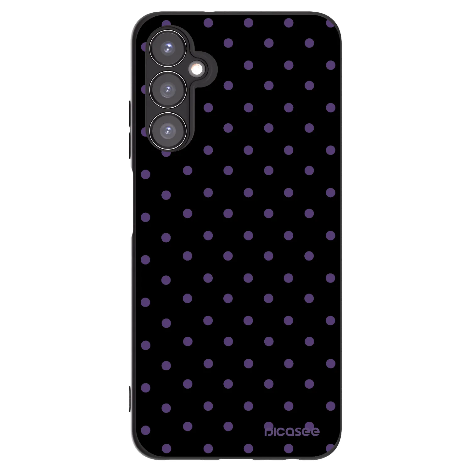 Picasee Μαύρη θήκη σιλικόνης για Samsung Galaxy A05s A057G - Flickers