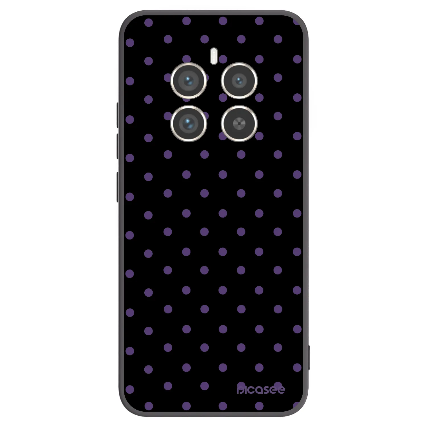 Picasee Μαύρη θήκη σιλικόνης για Realme 12 Pro 5G - Flickers