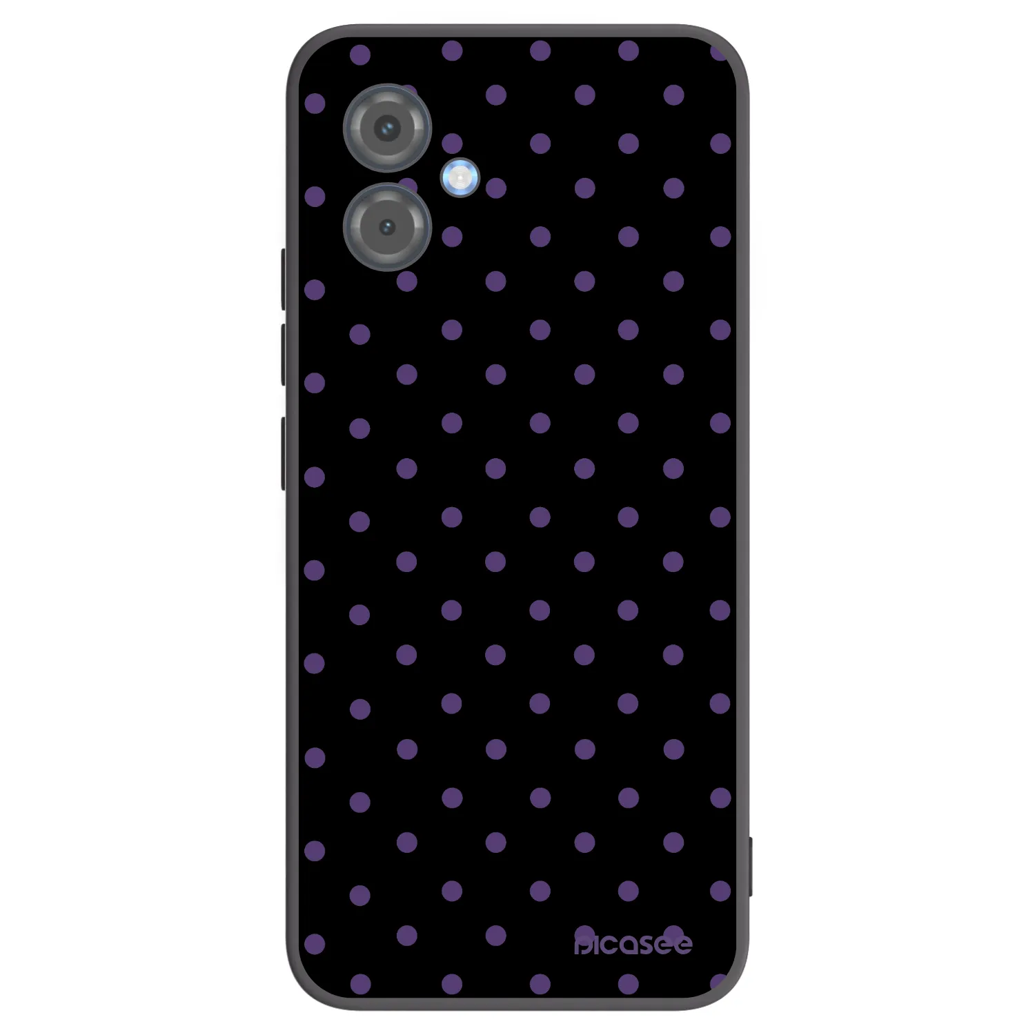 Picasee Μαύρη θήκη σιλικόνης για Motorola Moto G14 - Flickers
