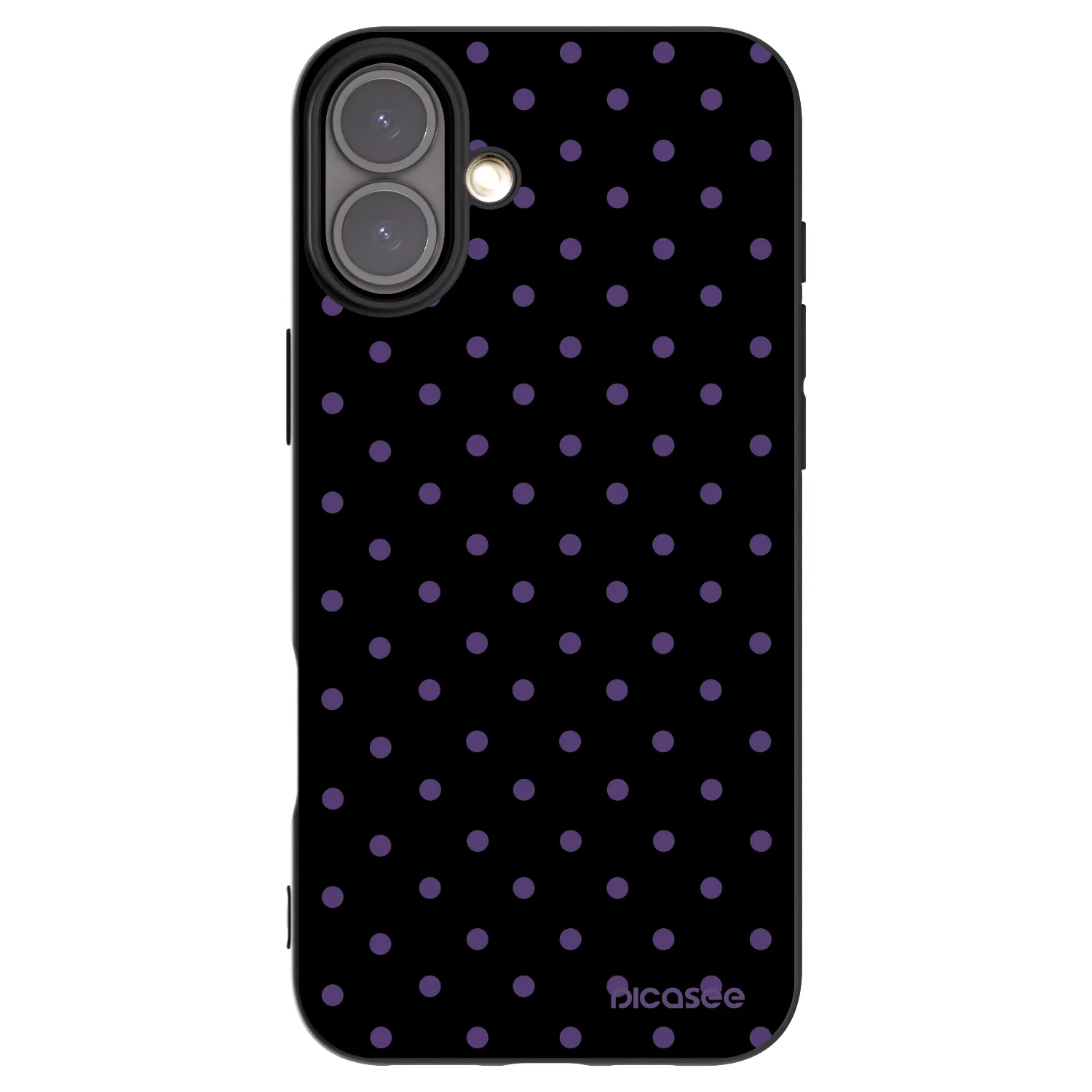Picasee Μαύρη θήκη σιλικόνης για Apple iPhone 16 Plus - Flickers