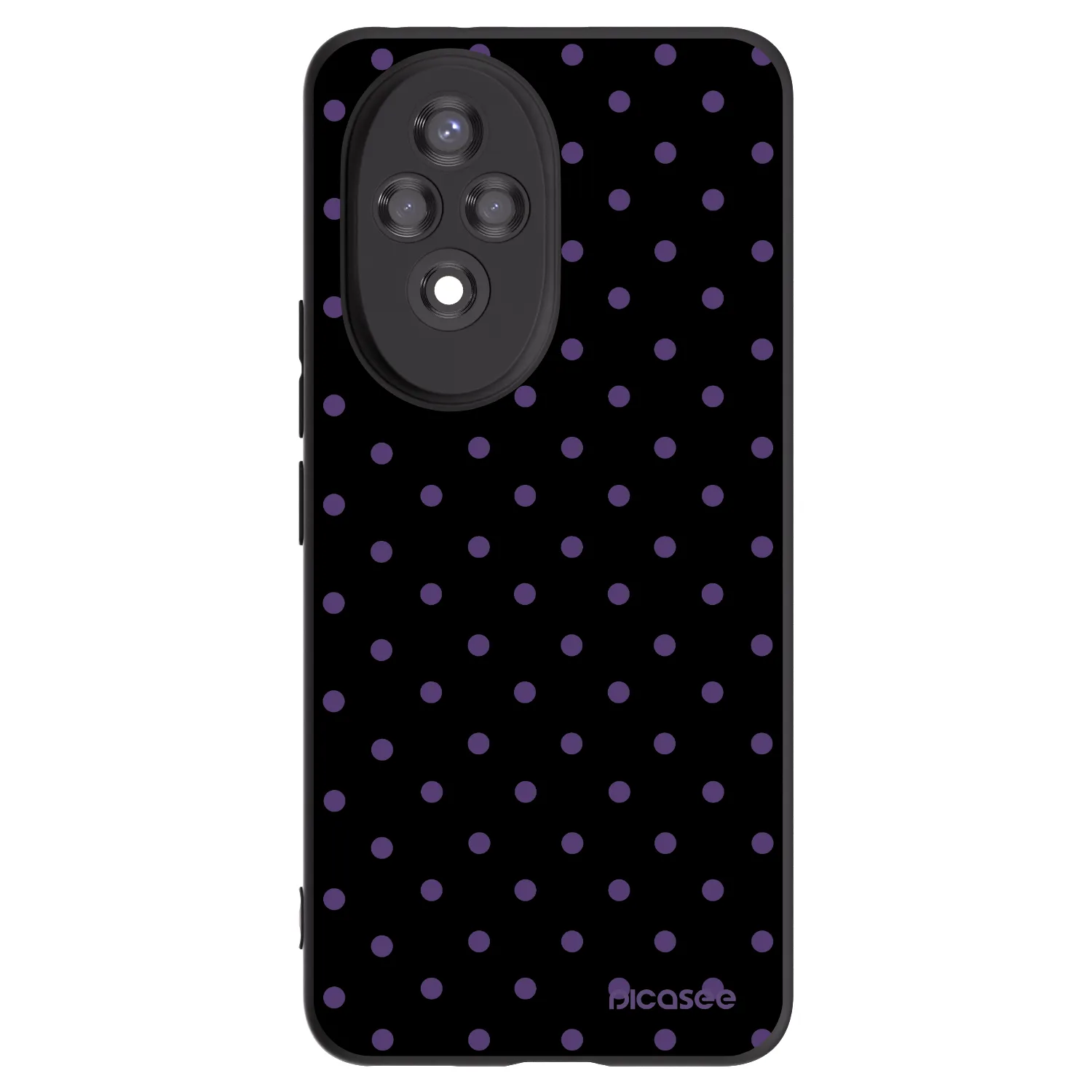Picasee Μαύρη θήκη σιλικόνης για Honor 200 Pro 5G - Flickers