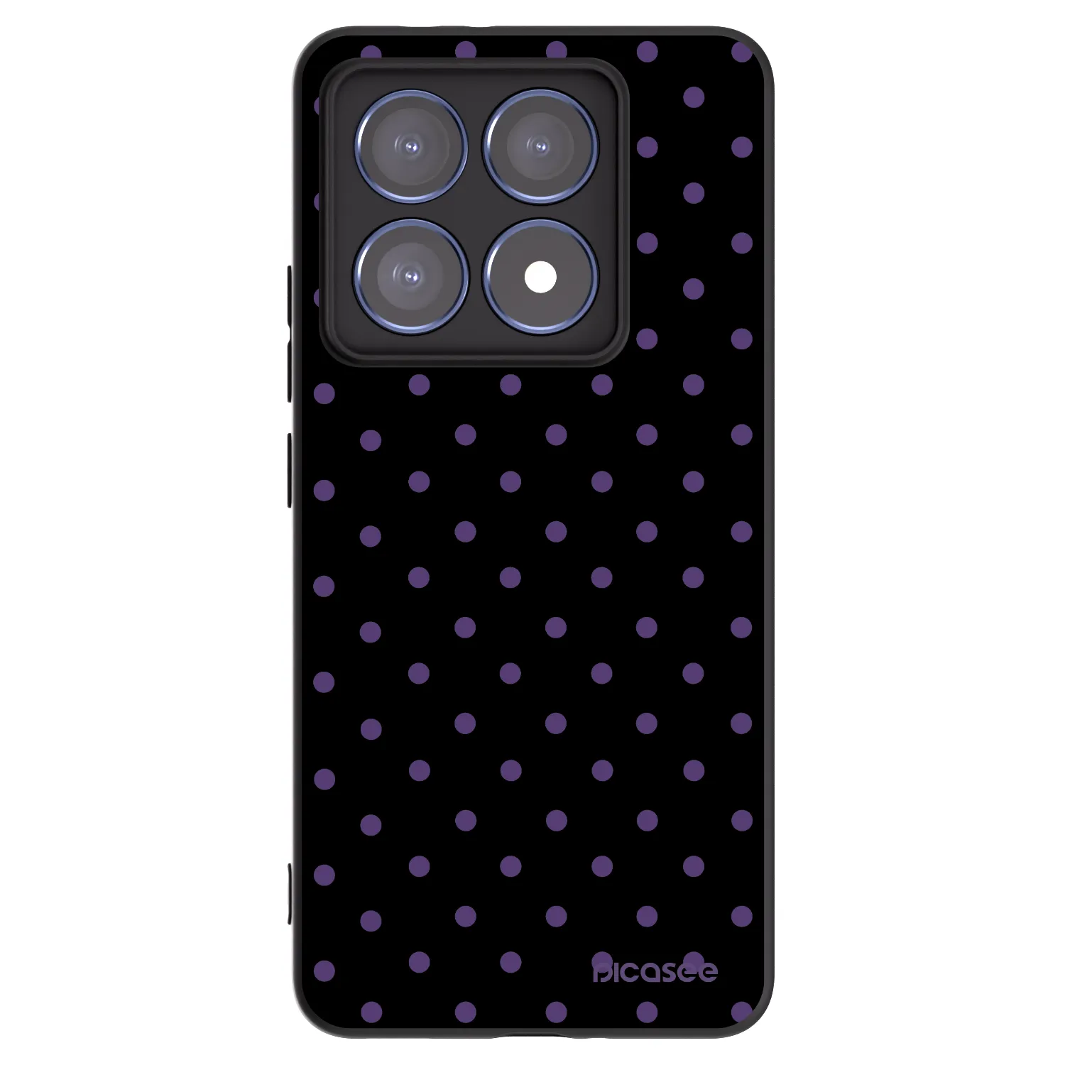 Picasee Μαύρη θήκη σιλικόνης για Xiaomi 14T Pro - Flickers