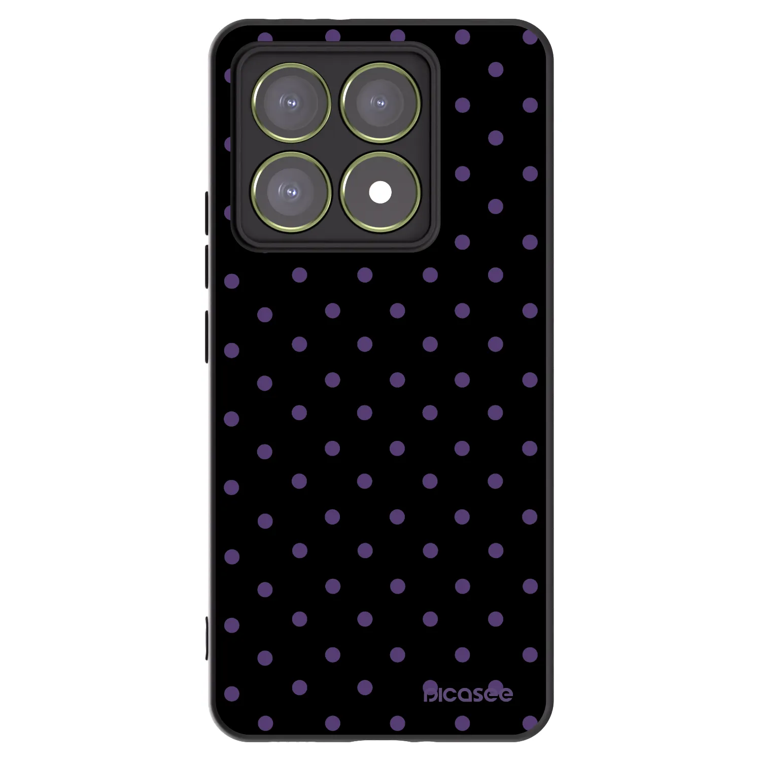 Picasee Μαύρη θήκη σιλικόνης για Xiaomi 14T - Flickers
