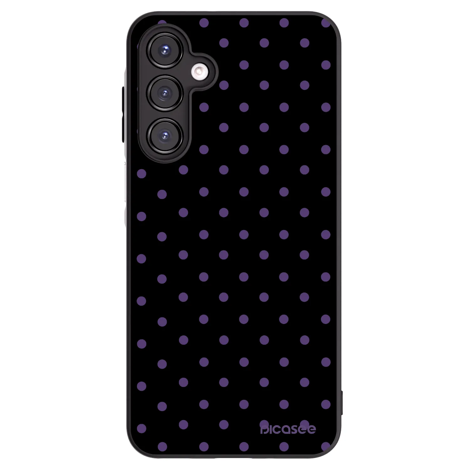Picasee Μαύρη θήκη σιλικόνης για Samsung Galaxy A16 5G - Flickers