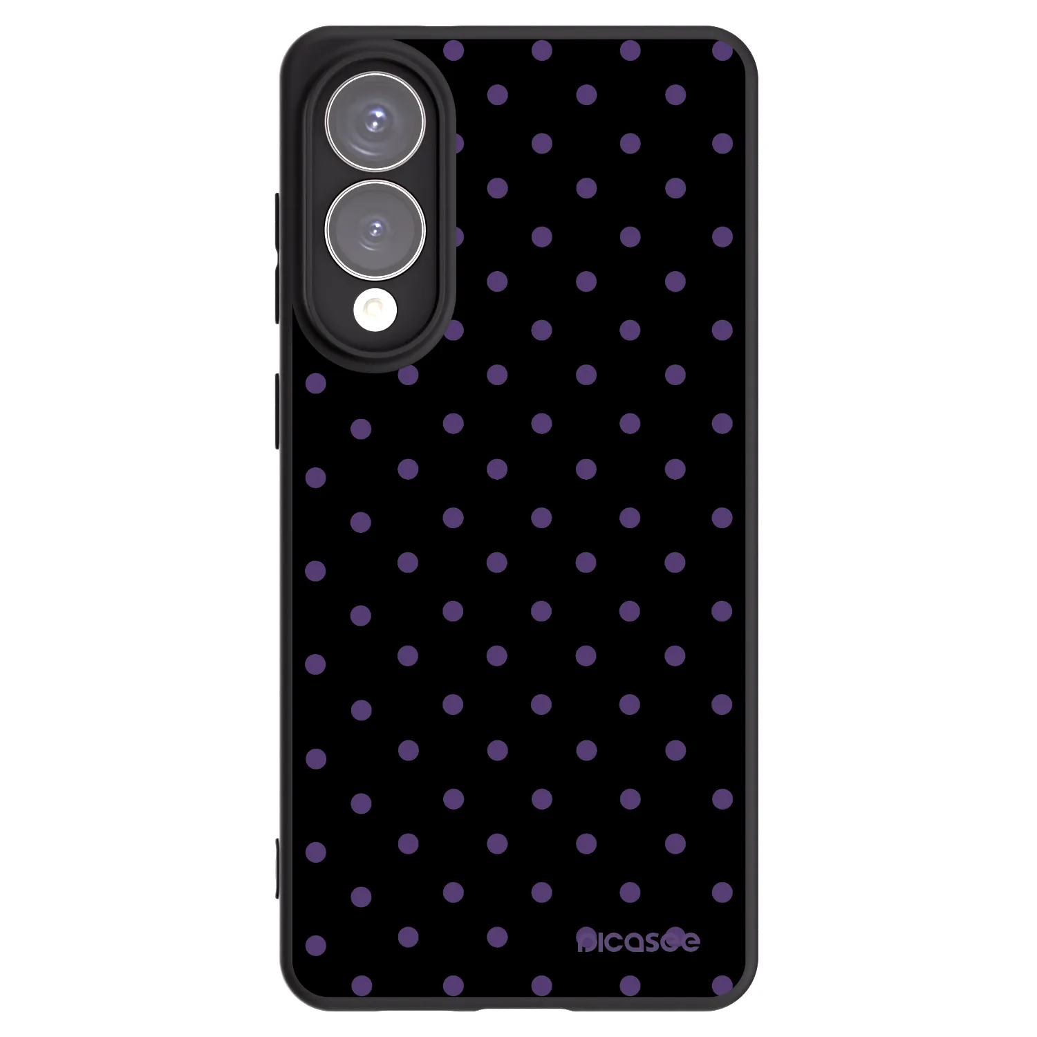 Picasee Μαύρη θήκη σιλικόνης για Samsung Galaxy S25 Edge 5G - Flickers