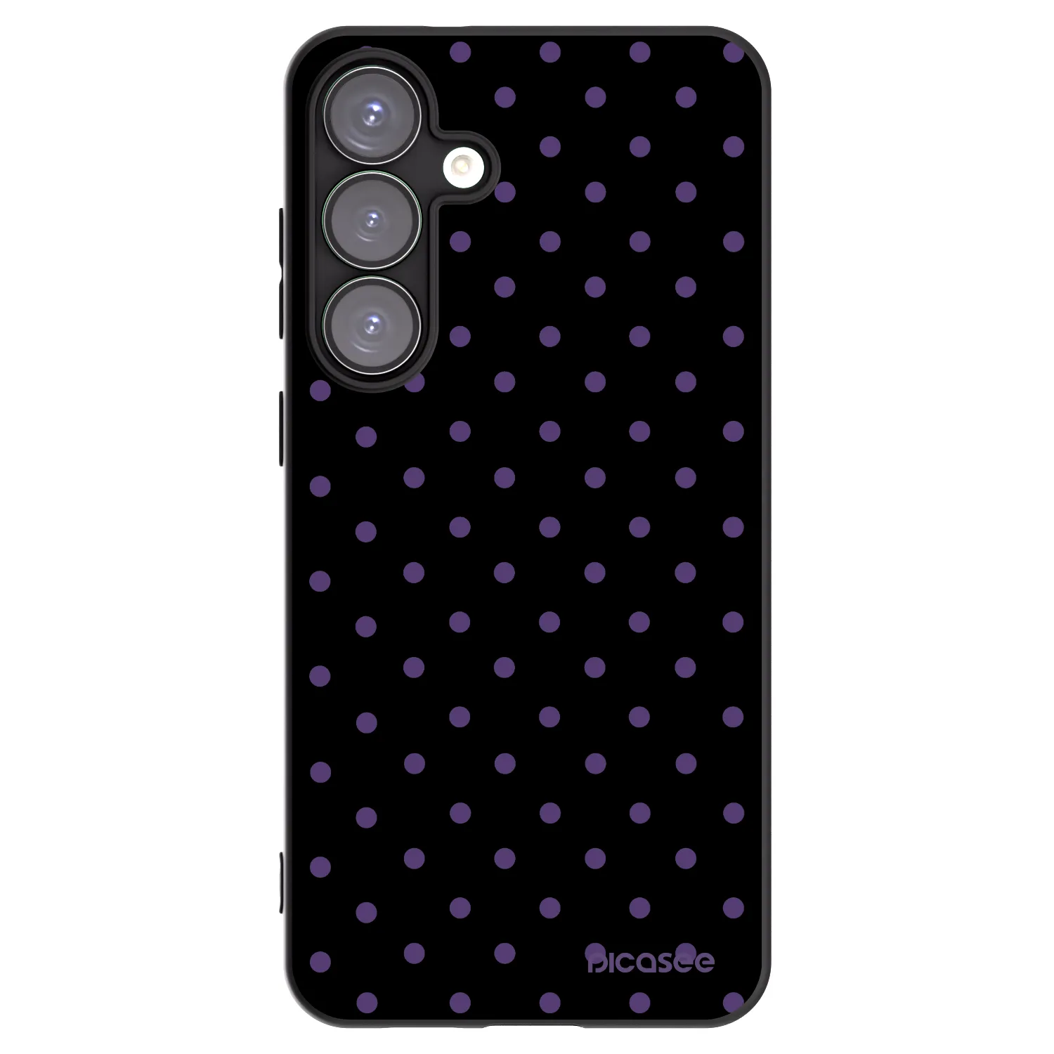 Picasee Μαύρη θήκη σιλικόνης για Samsung Galaxy S25+ 5G - Flickers