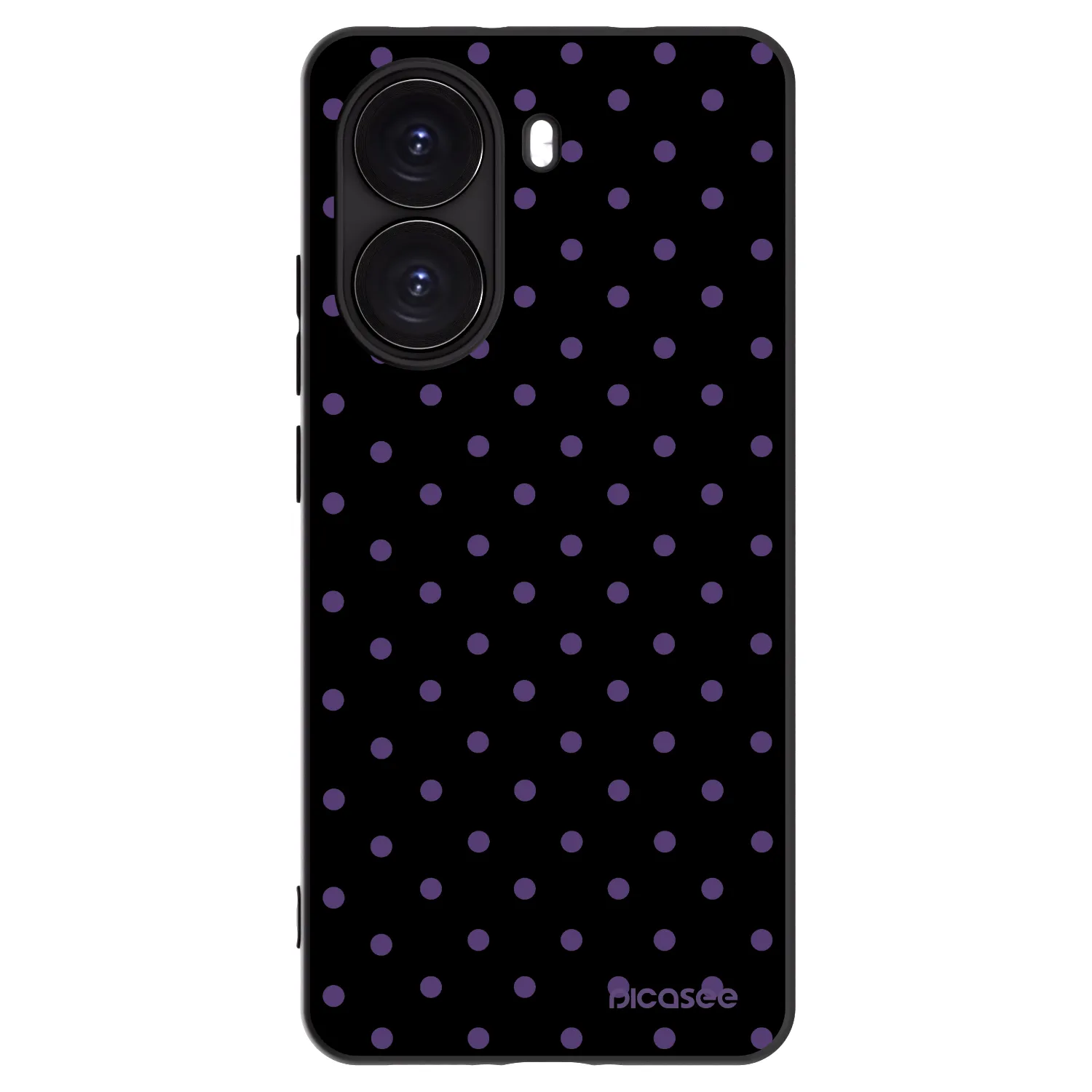 Picasee Μαύρη θήκη σιλικόνης για Xiaomi Poco X7 Pro 5G - Flickers