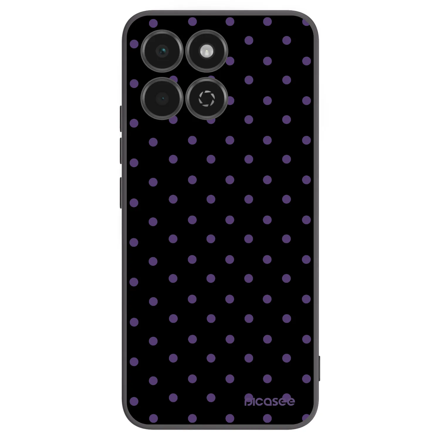 Picasee Μαύρη θήκη σιλικόνης για Honor 200 Smart 5G - Flickers