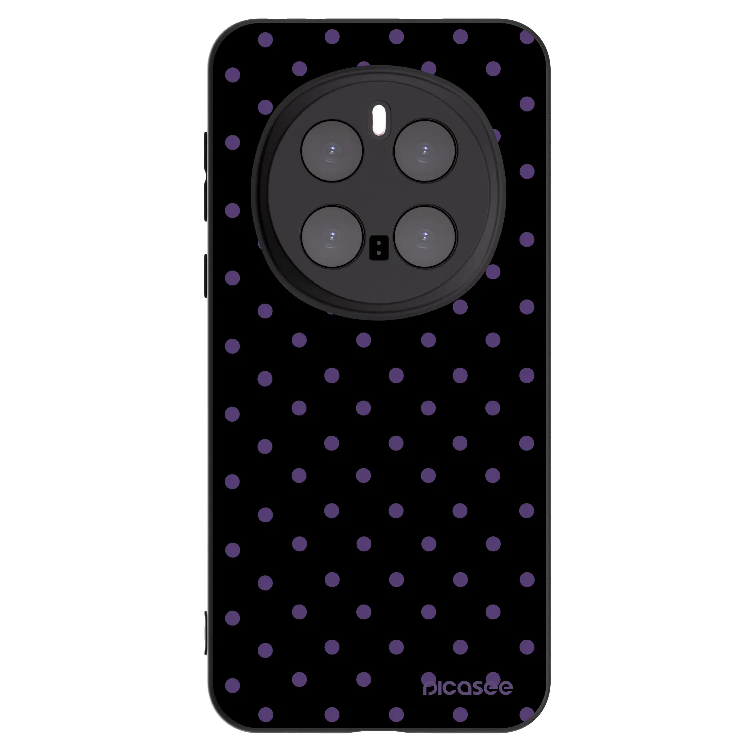 Picasee Μαύρη θήκη σιλικόνης για Honor Magic7 Pro 5G - Flickers