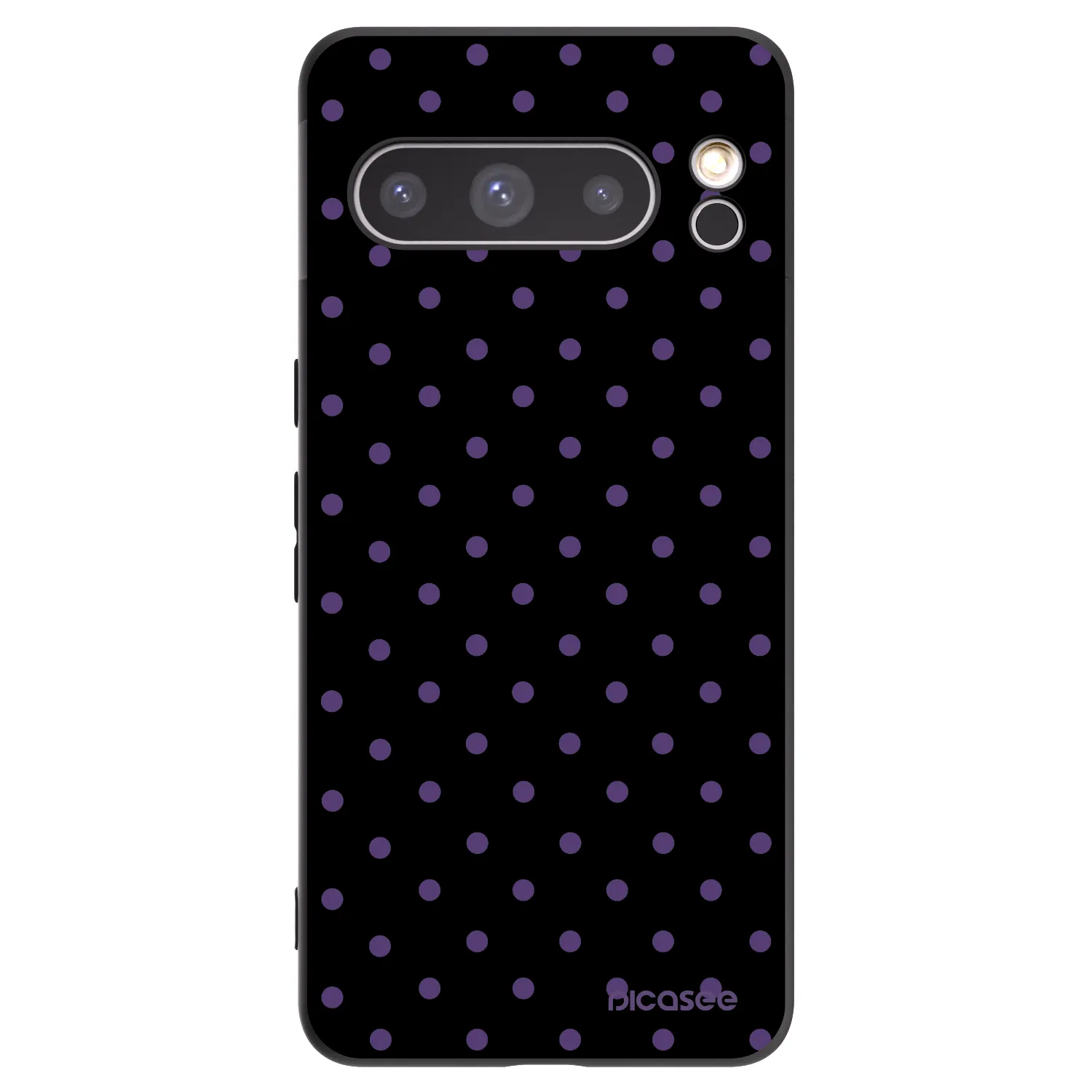 Picasee Μαύρη θήκη σιλικόνης για Google Pixel 8 Pro - Flickers