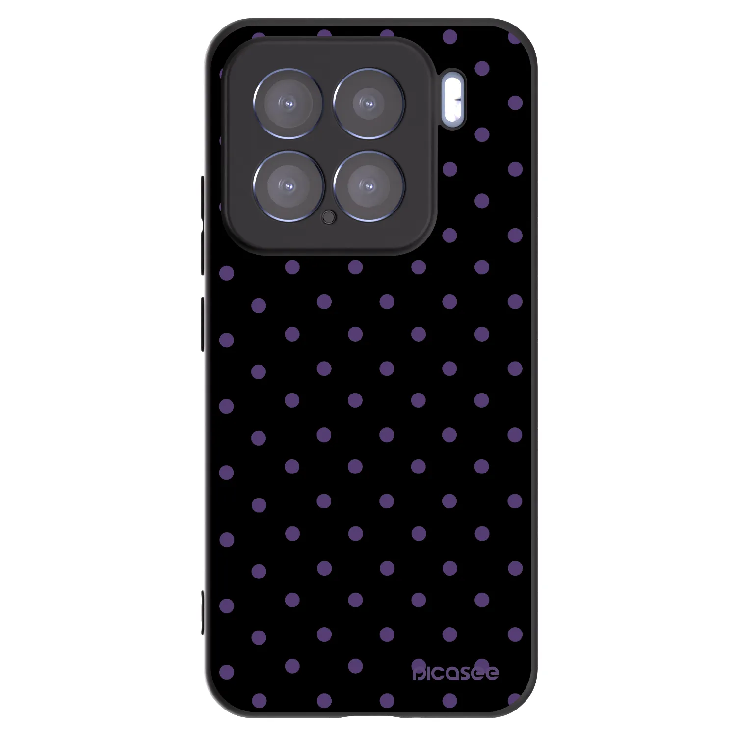 Picasee Μαύρη θήκη σιλικόνης για Xiaomi 15 - Flickers