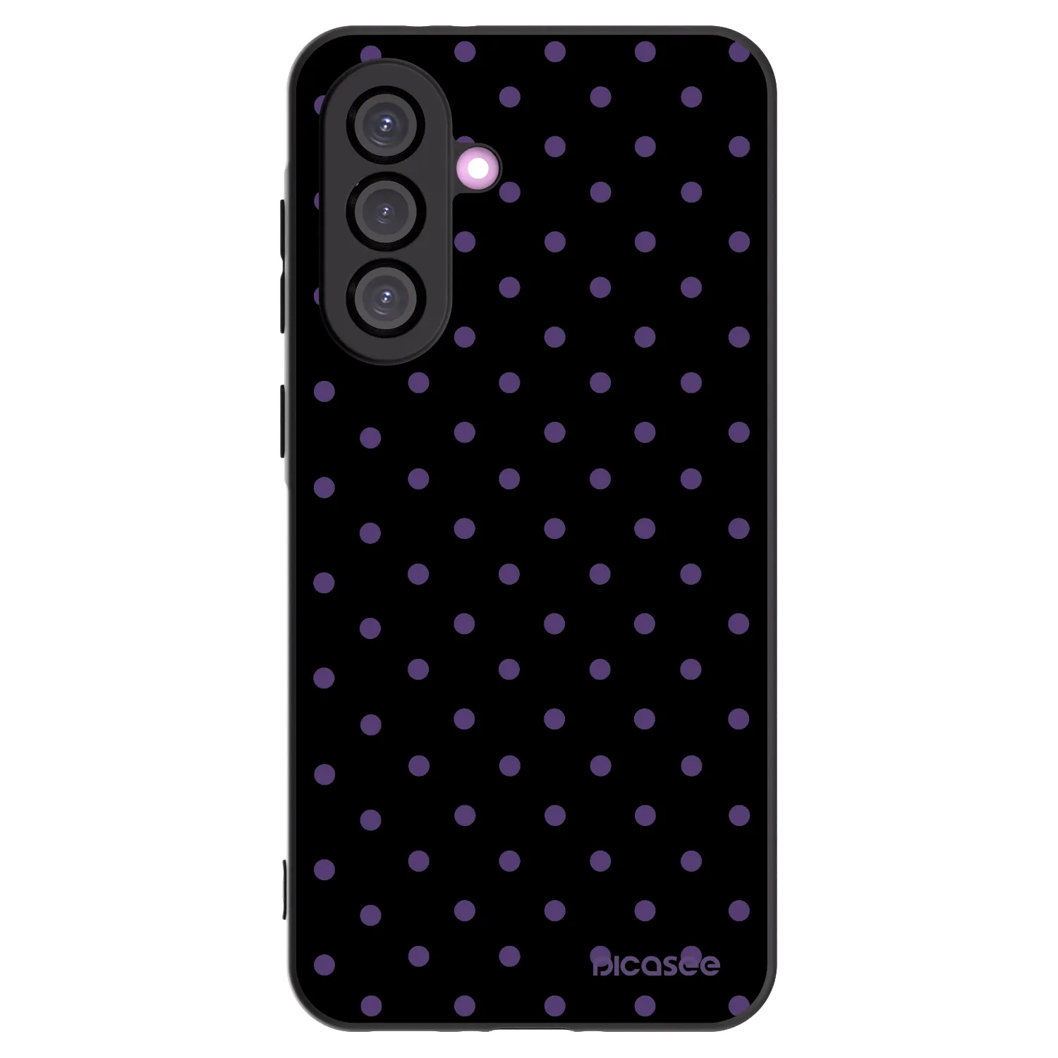 Picasee Μαύρη θήκη σιλικόνης για Samsung Galaxy A56 5G A566B - Flickers