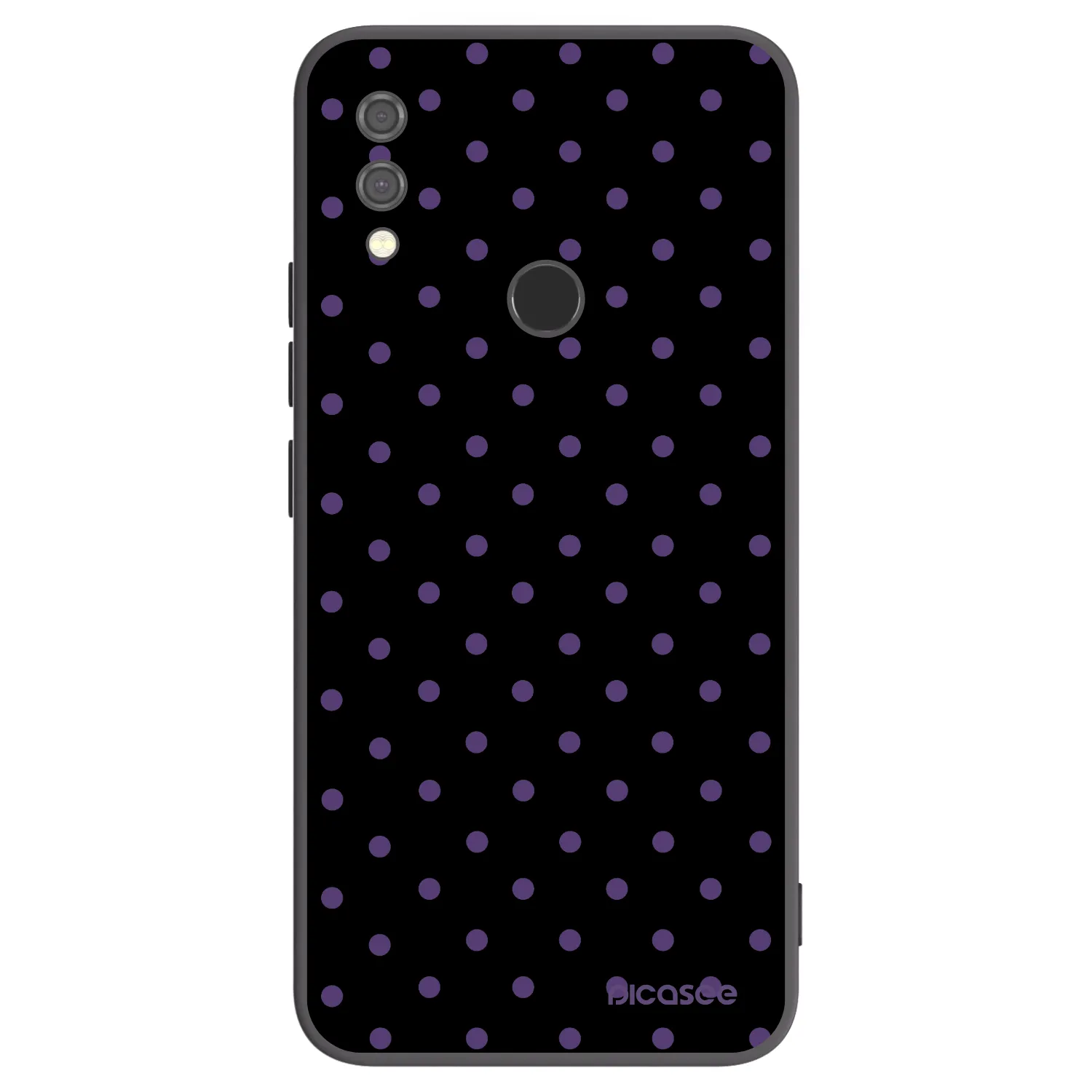 Picasee Μαύρη θήκη σιλικόνης για Xiaomi Redmi Note 7 - Flickers