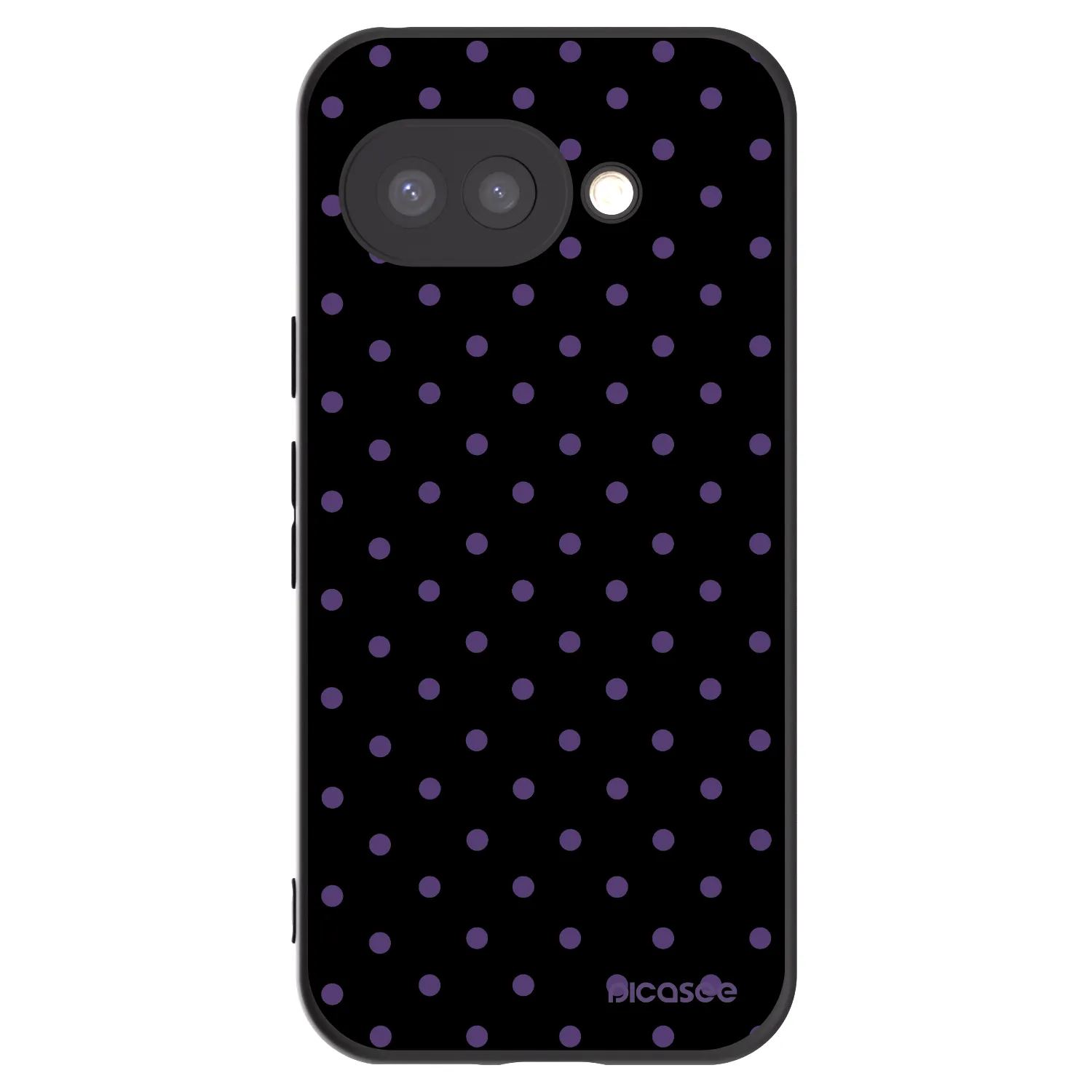 Picasee Μαύρη θήκη σιλικόνης για Google Pixel 9a - Flickers