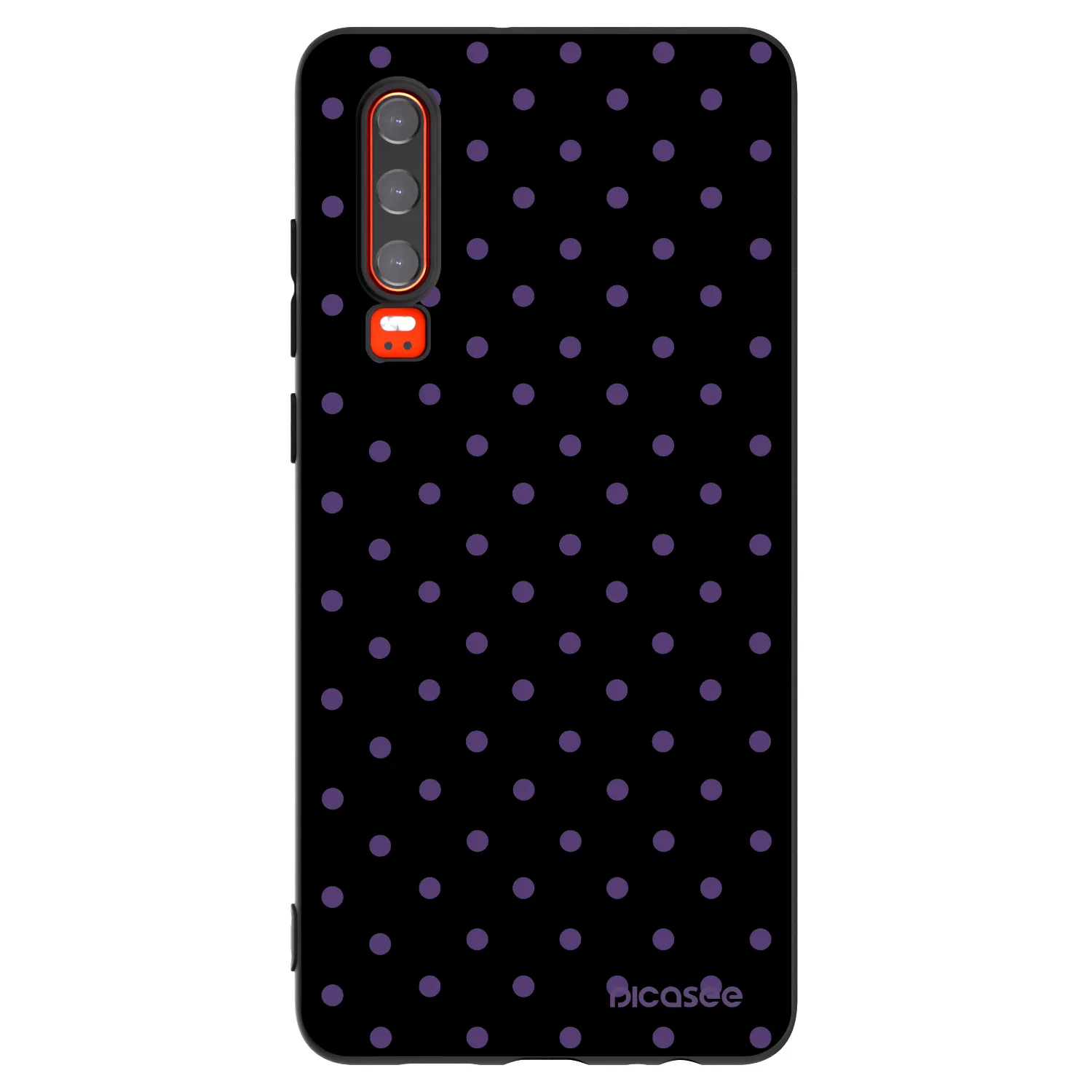 Picasee Μαύρη θήκη σιλικόνης για Huawei P30 - Flickers
