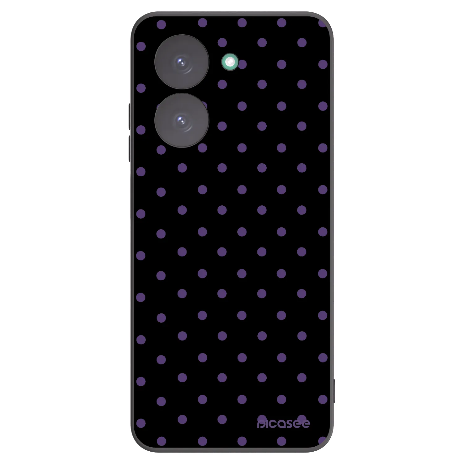 Picasee Μαύρη θήκη σιλικόνης για Xiaomi Redmi A5 - Flickers