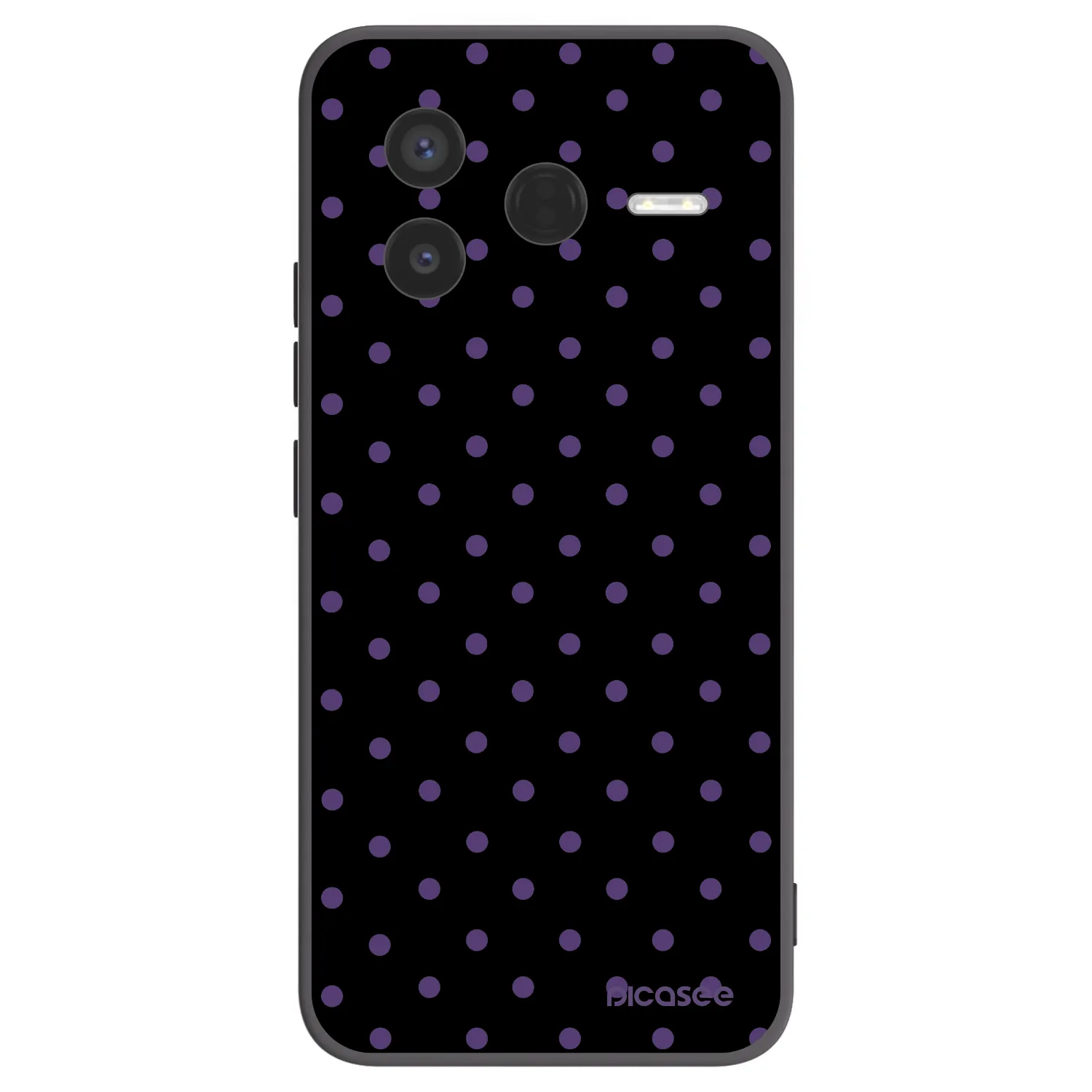Picasee Μαύρη θήκη σιλικόνης για Xiaomi Poco F7 Pro 5G - Flickers