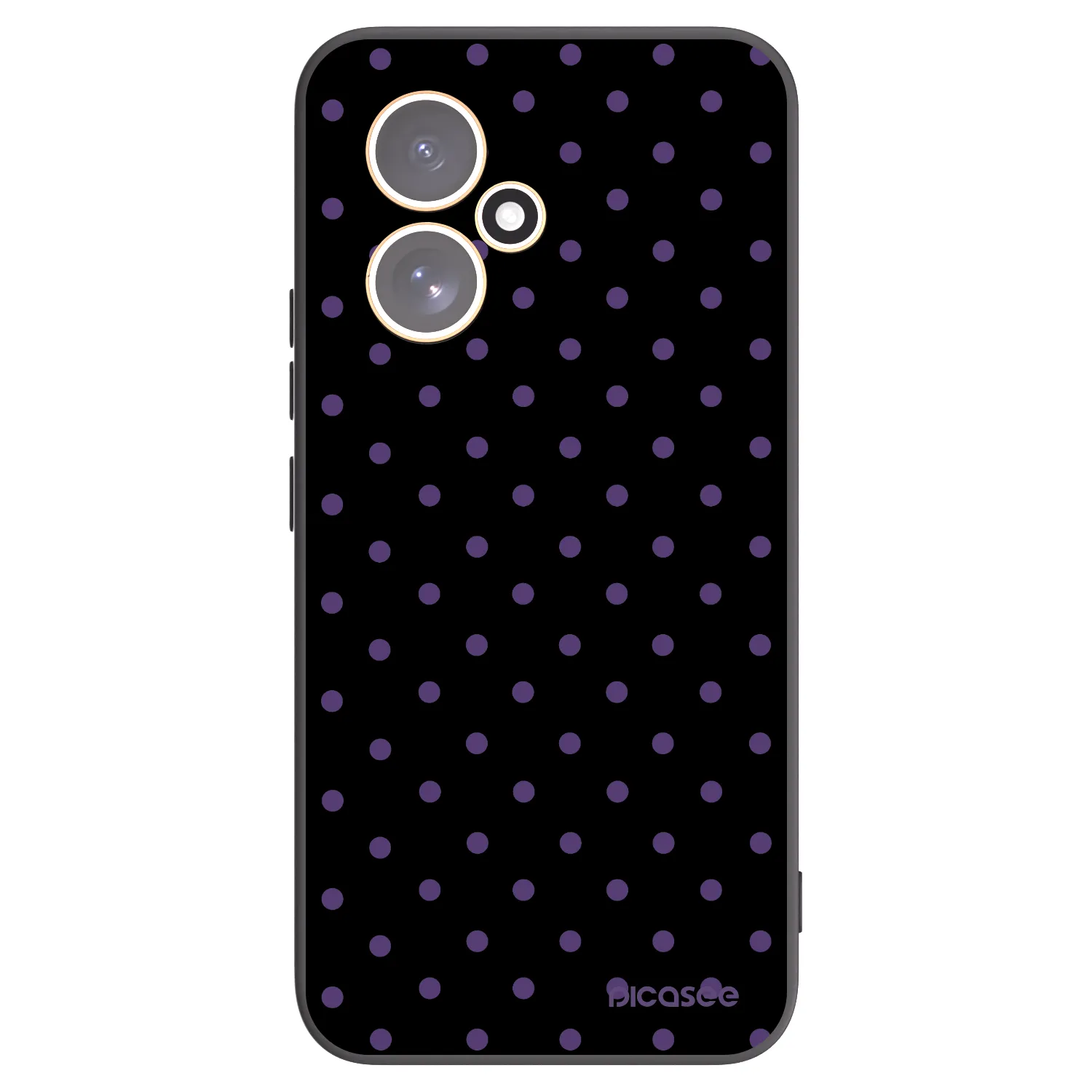 Picasee Μαύρη θήκη σιλικόνης για Honor 400 5G - Flickers