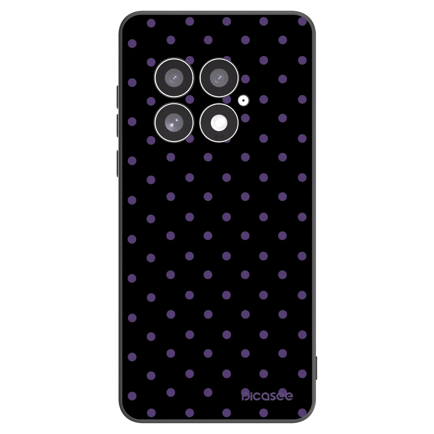 Picasee Μαύρη θήκη σιλικόνης για OnePlus 13 5G - Flickers