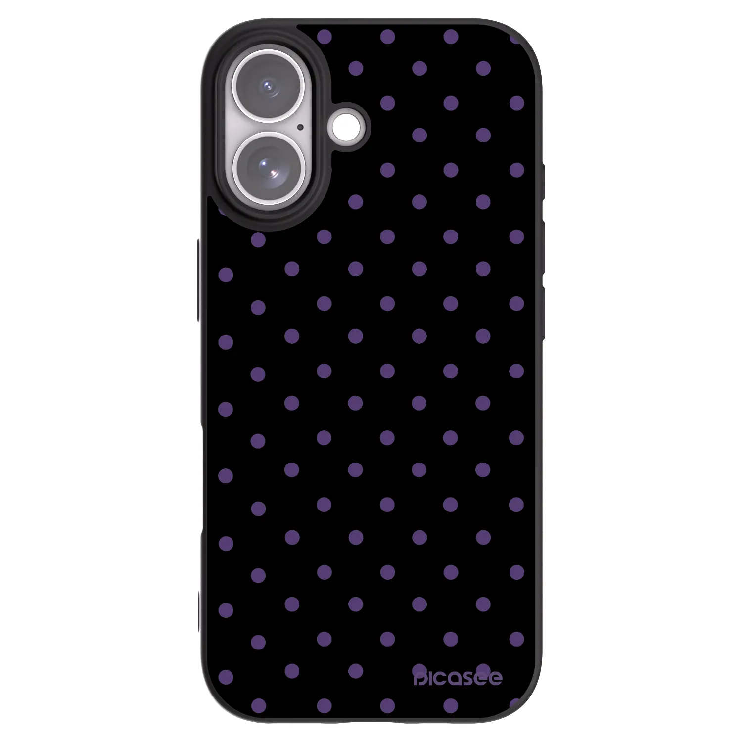 Picasee Μαύρη θήκη σιλικόνης για Apple iPhone 17 - Flickers