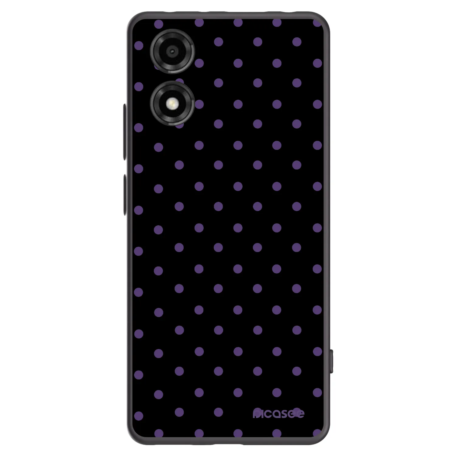 Picasee Μαύρη θήκη σιλικόνης για Motorola Moto E14 - Flickers